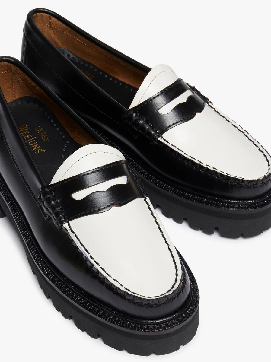 Weejun Superlug Penny - Black & White - Image 6