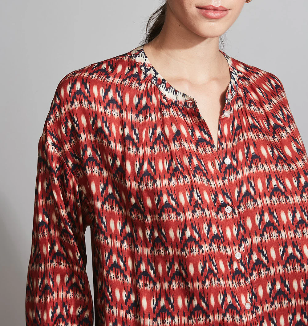 Chemise Large Evy - Feu - Image 3