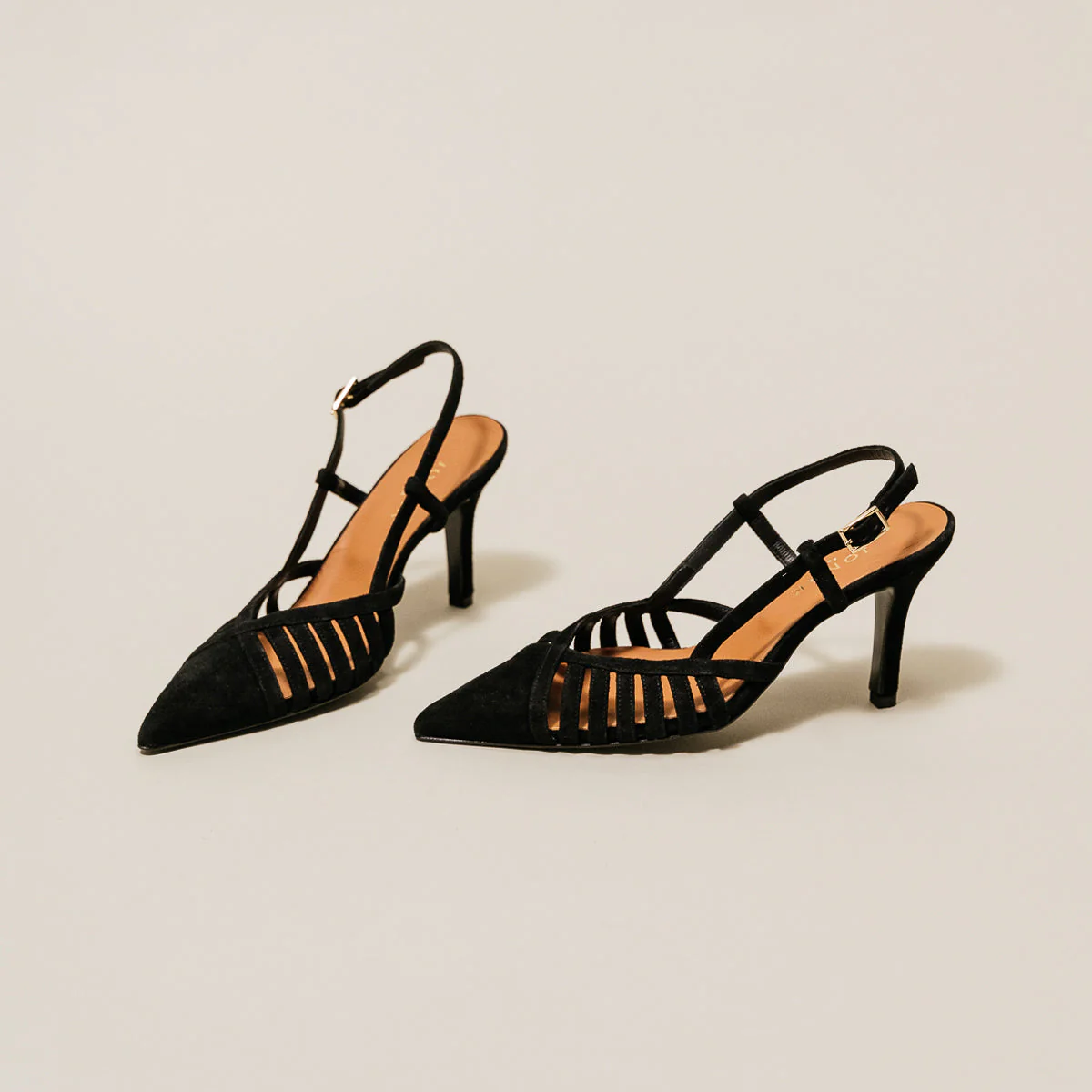 Sandales Dinky Velours - Noir - Image 3