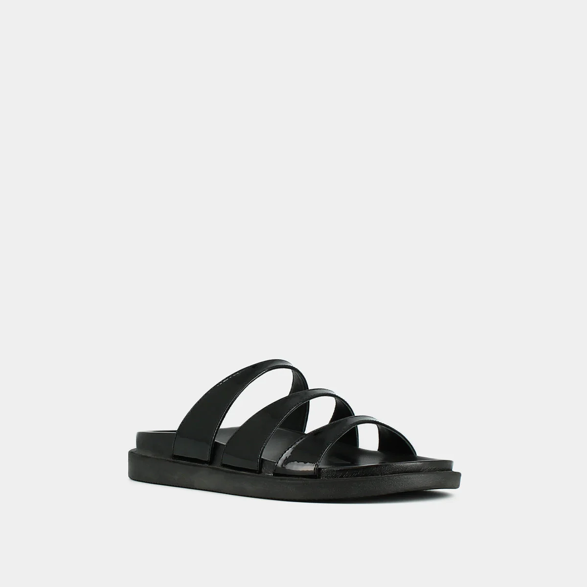 Mules Wafi Cuir Vernis - Noir - Image 4