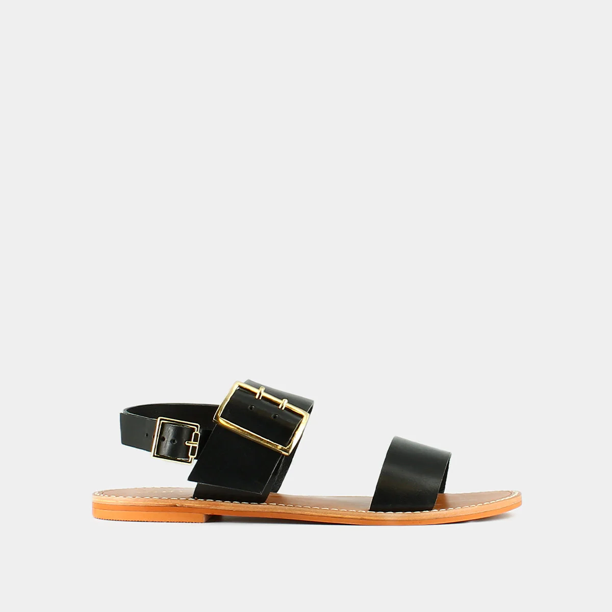 Plagettes Wendel Cuir - Noir - Image 4