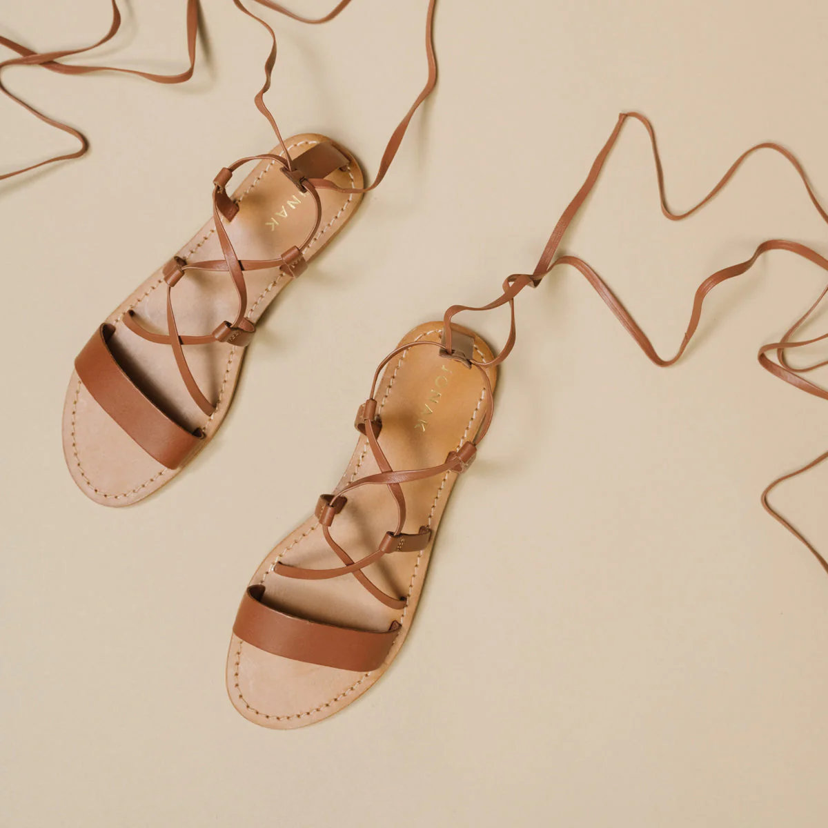 Plagettes Whisky Cuir - Cognac - Image 5