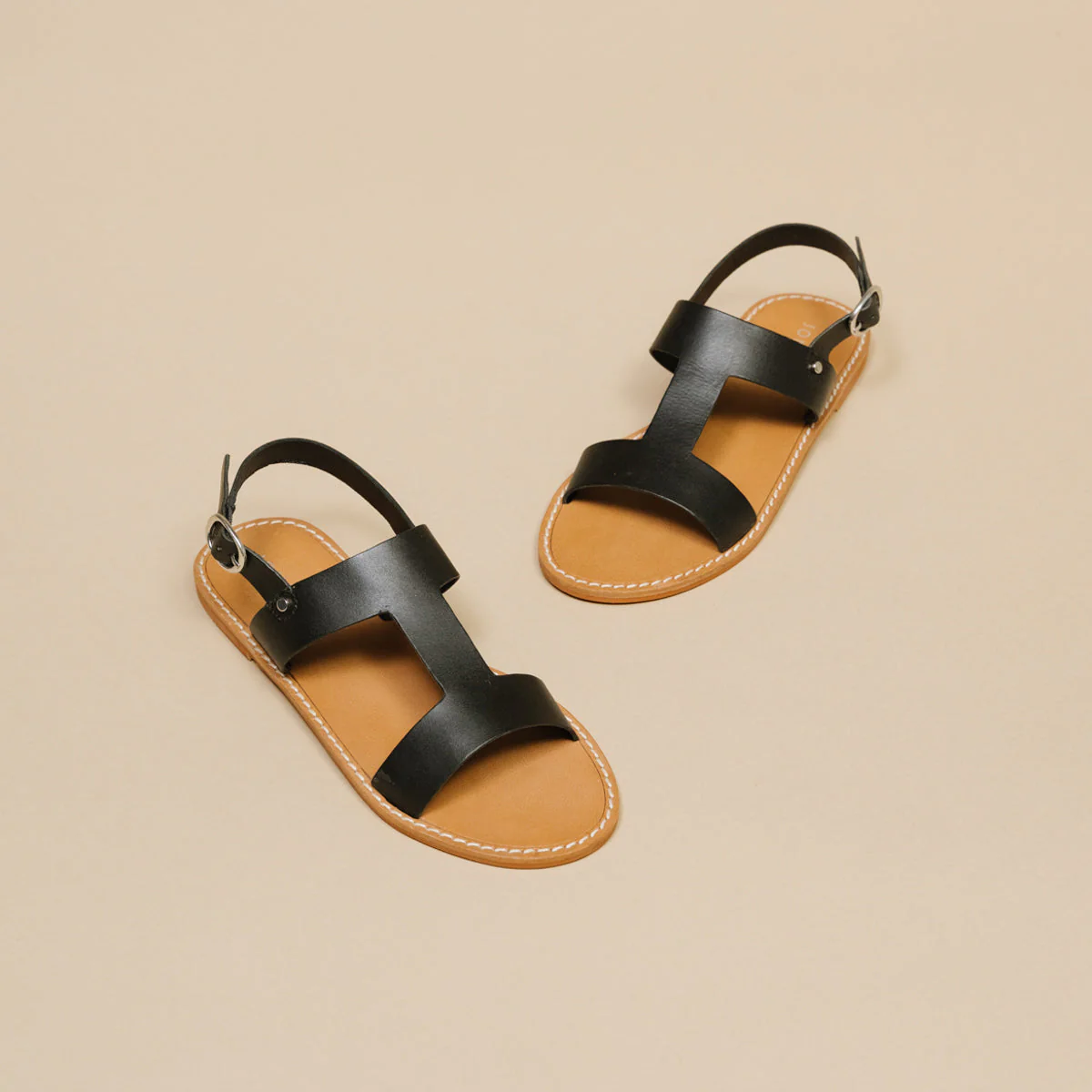 Plagettes Willona Cuir - Noir - Image 2