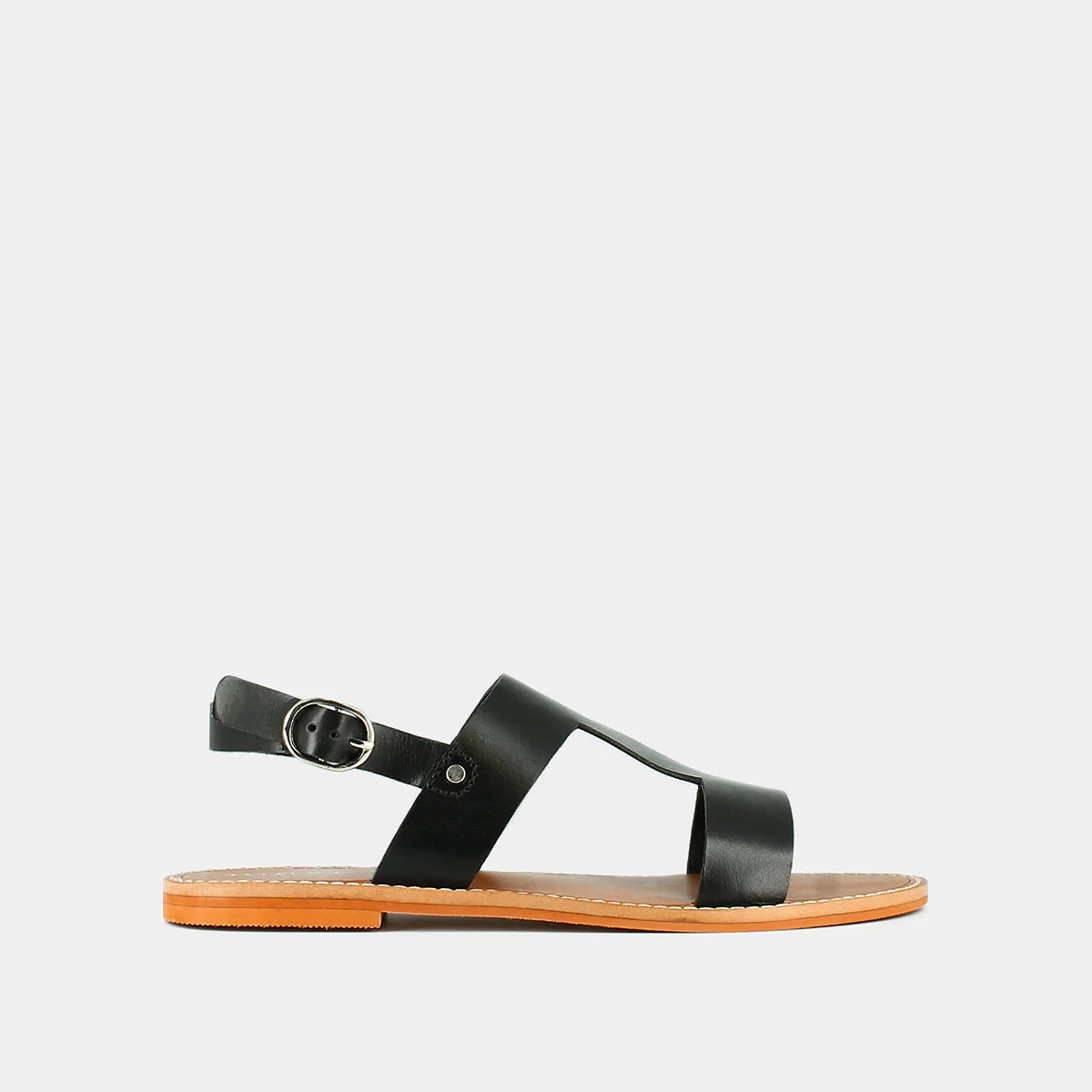 Plagettes Willona Cuir - Noir - Image 4