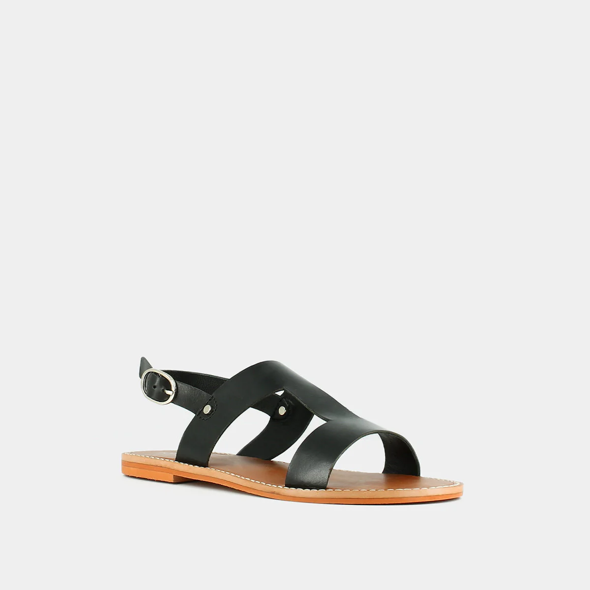 Plagettes Willona Cuir - Noir - Image 5