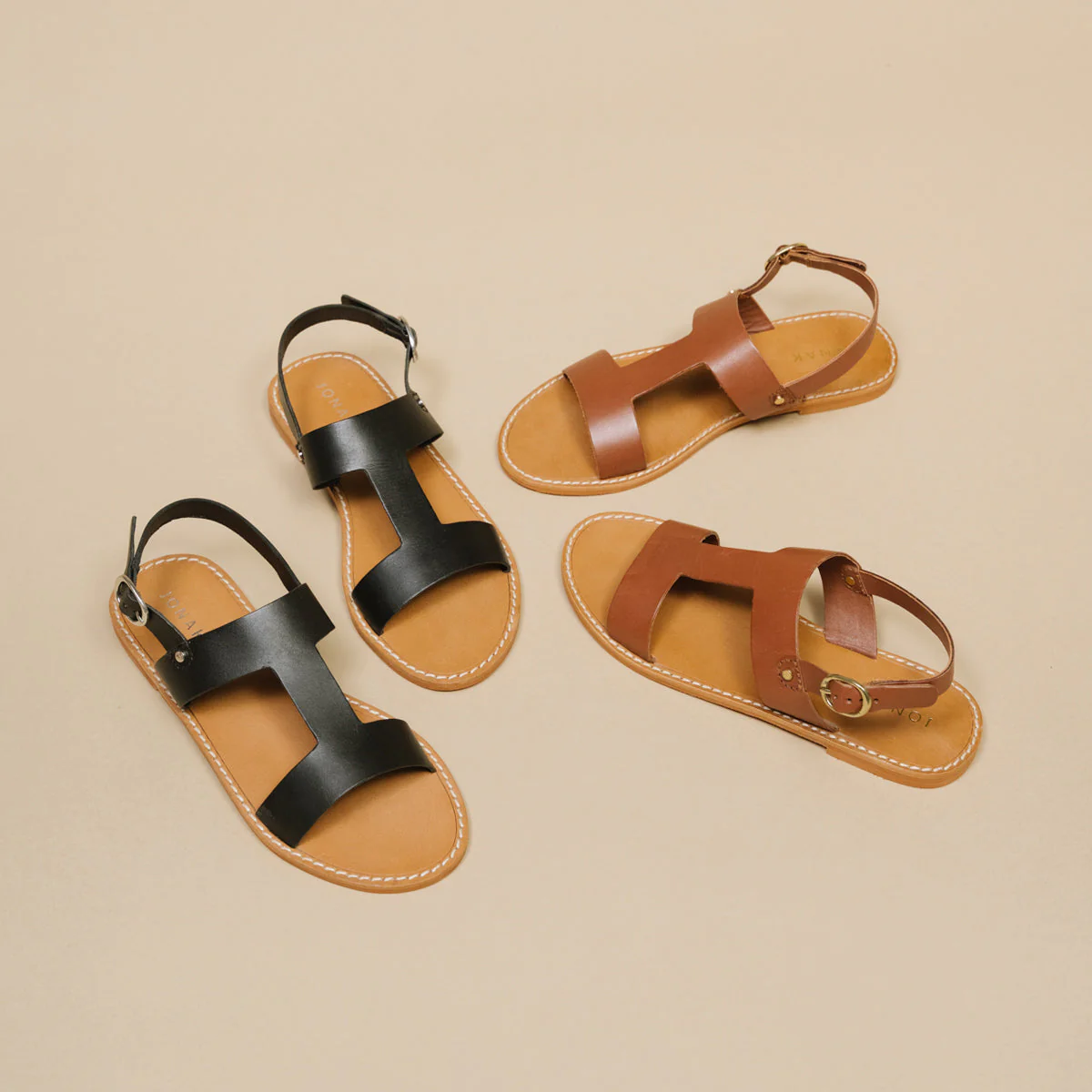 Plagettes Willona Cuir - Noir - Image 6