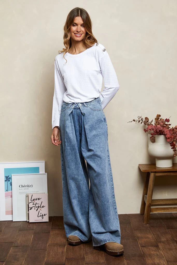 Jeans Dora - Bleu Used - Image 5