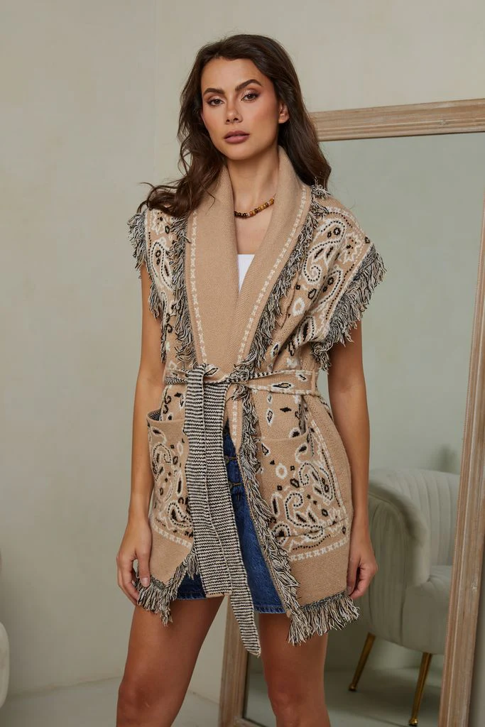 Poncho Albertirsa - Camel - Image 4