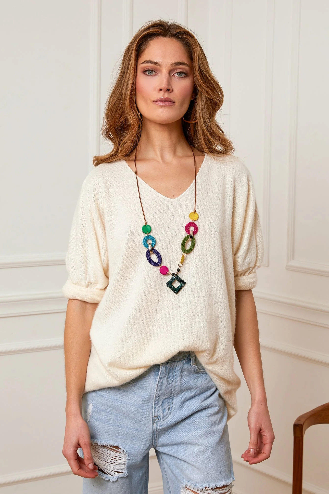 Pull Jubor - Ecru - Image 2