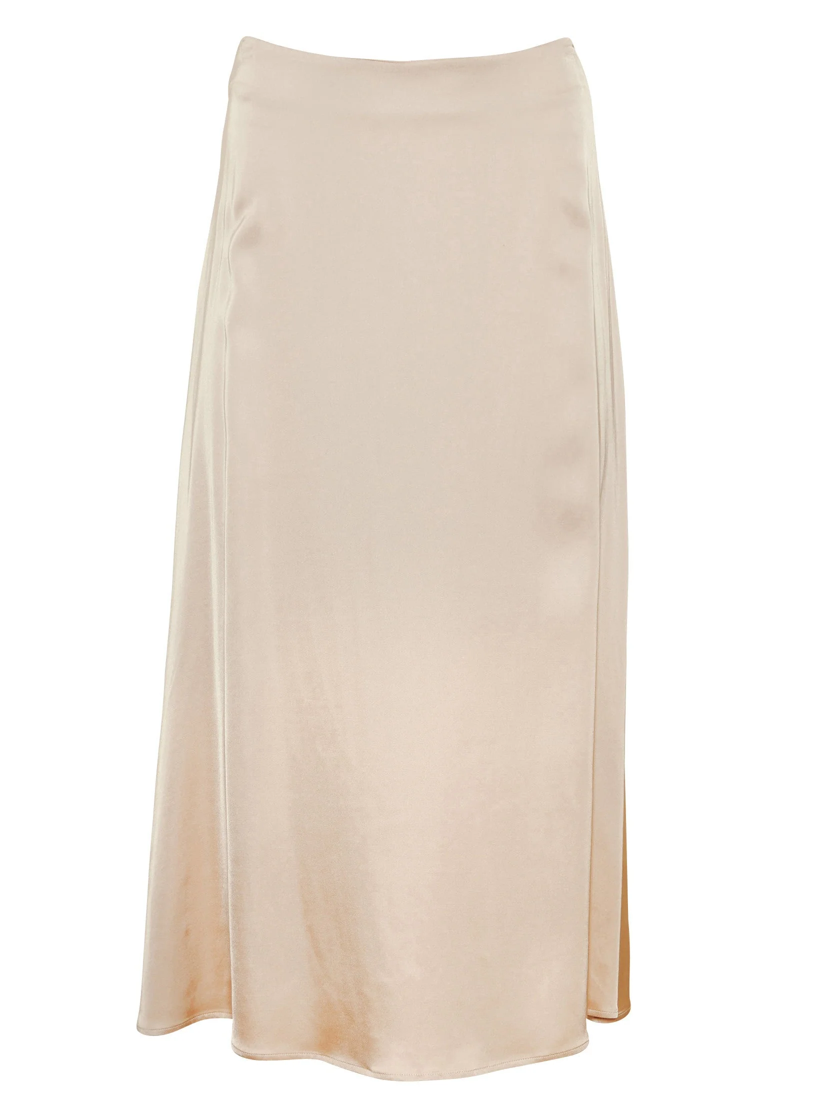 Maison Standards - Jupe Longue Satin - Ecru - Femme - Image 5