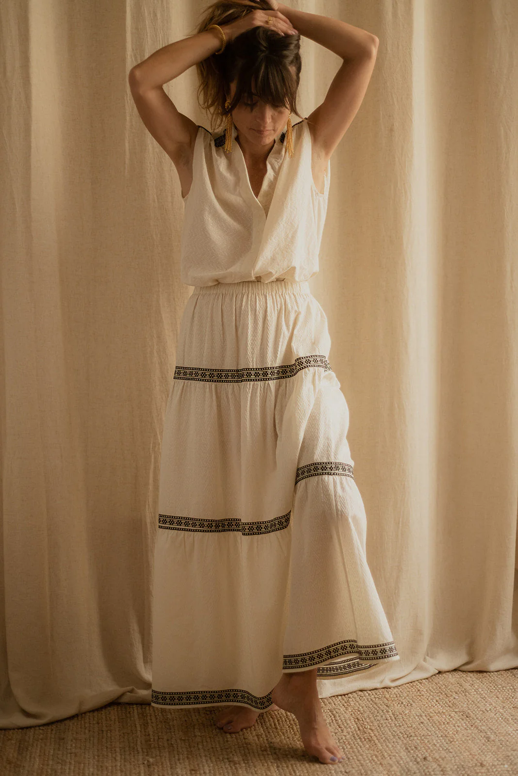 Jupe Sarah Ecru - Image 13
