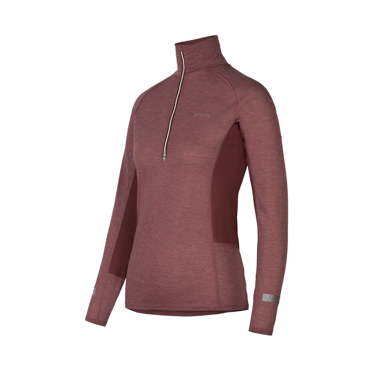 Aerial Woolmix Half Zip 2.0 - Brownish Red - Image 2