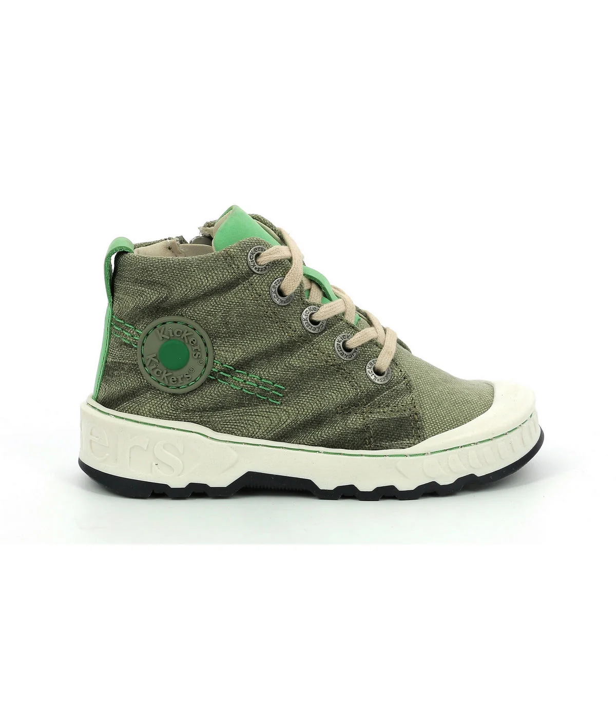 Sneakers Haut Kickrup - Kaki - Enfant - Image 2