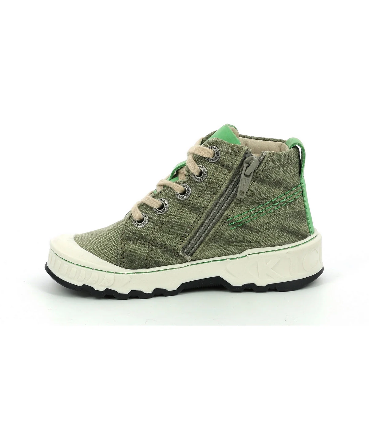 Sneakers Haut Kickrup - Kaki - Enfant - Image 4