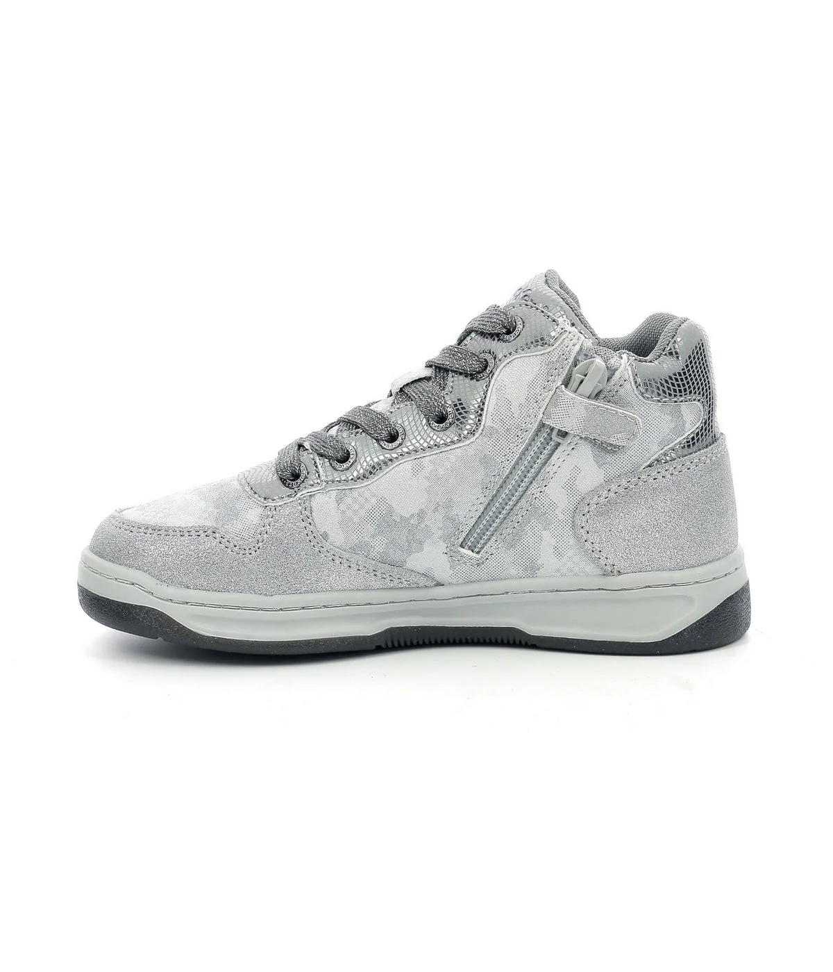 Sneakers Haut Kicklax - Argent - Enfant - Image 4