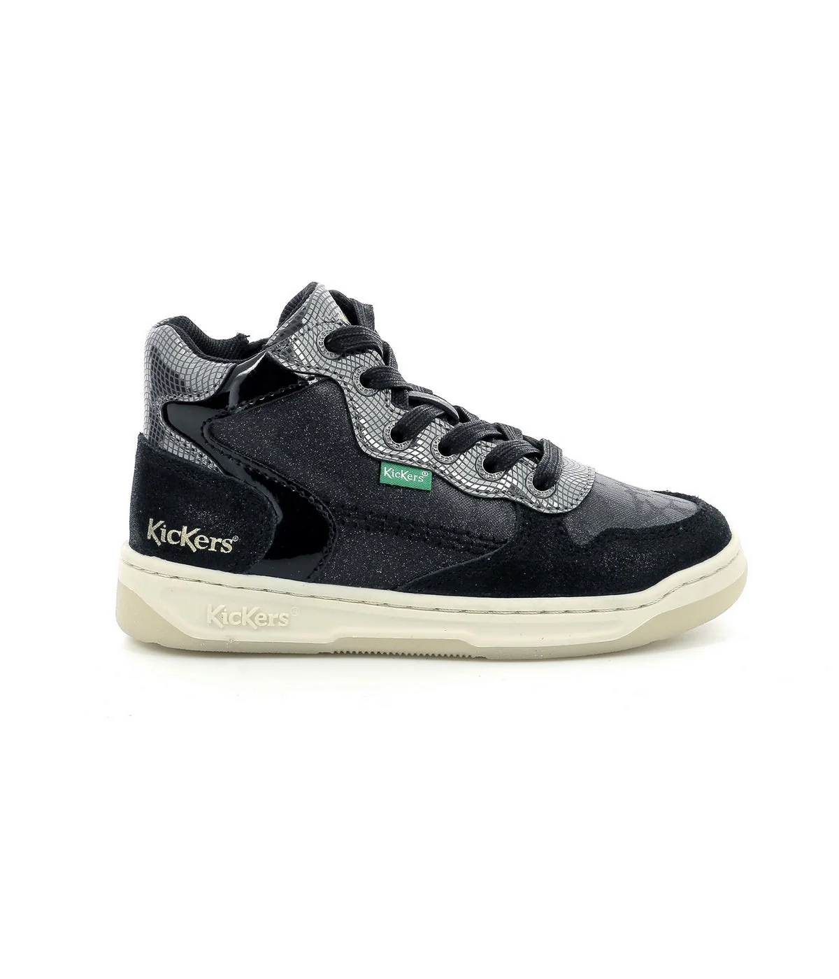 Sneakers Haut Kicklax - Noir - Enfant - Image 2