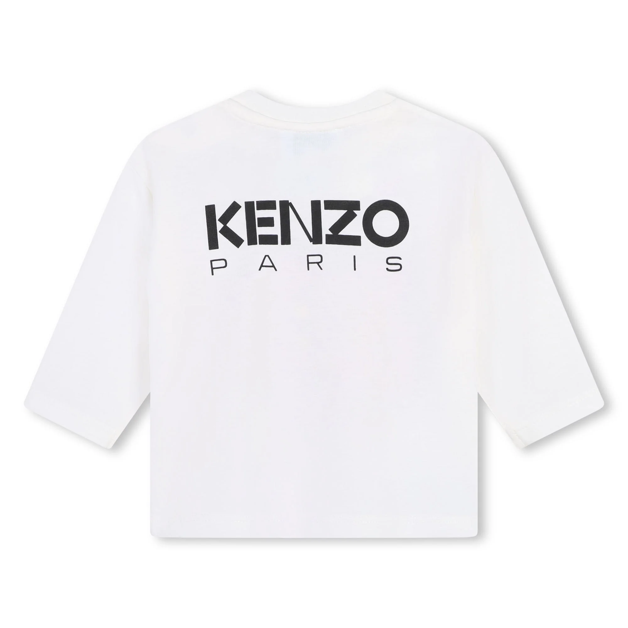 Kenzo Kids - Tee-Shirt Manches Longues - Ivoire - Layette - Fille - Image 2