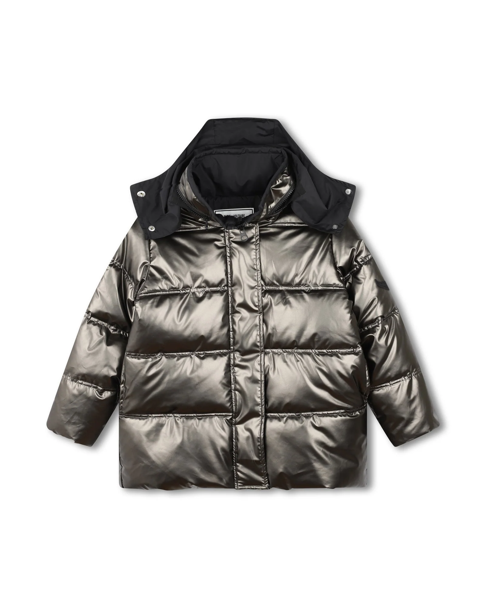 Zadig&Voltaire - Doudoune - Noir Dore - Enfant - Fille - Image 2