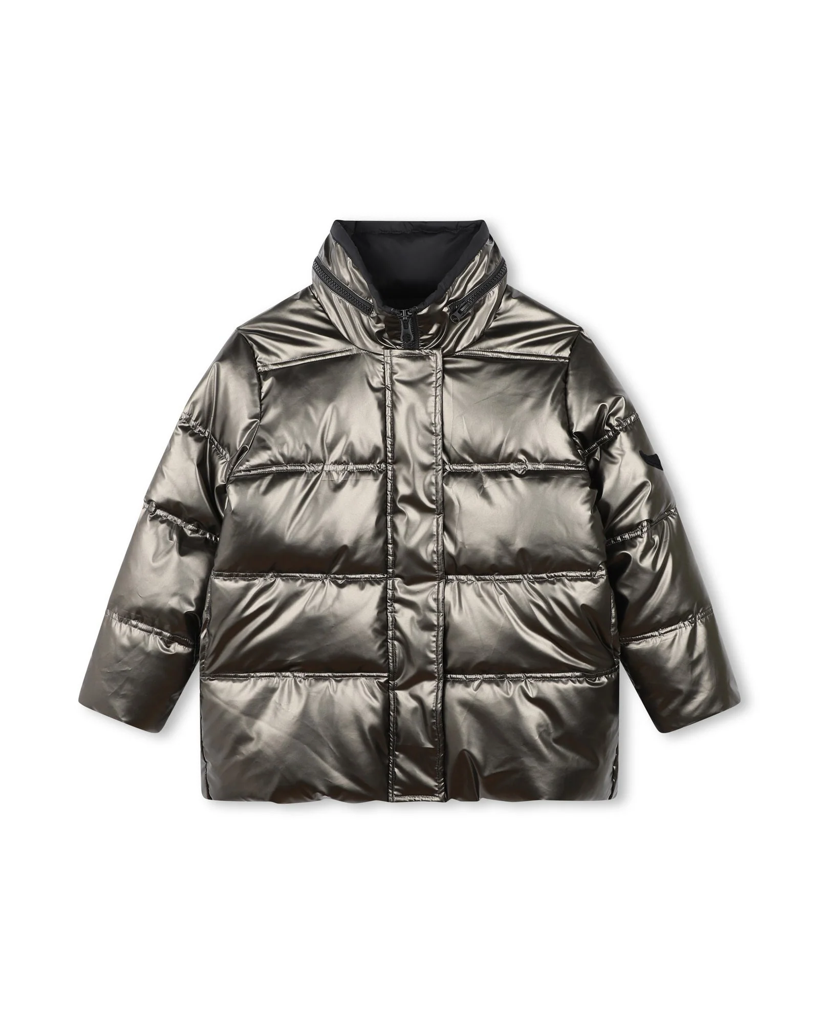 Zadig&Voltaire - Doudoune - Noir Dore - Enfant - Fille - Image 4