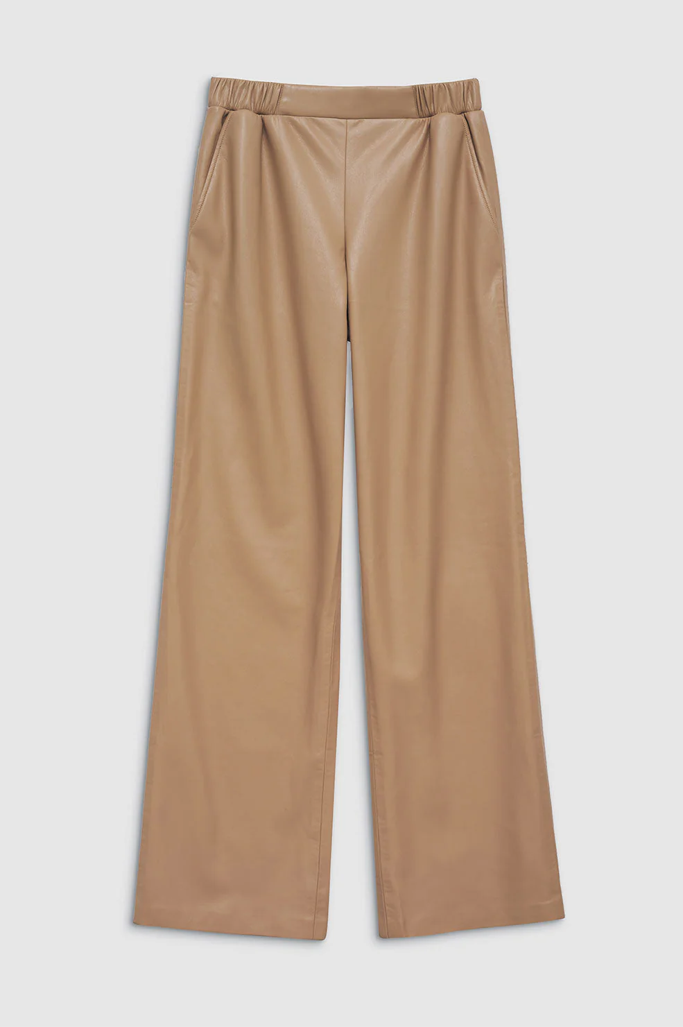 Pantalon Koa - Cuir Végétalien Caramel Au Beurre - Image 3