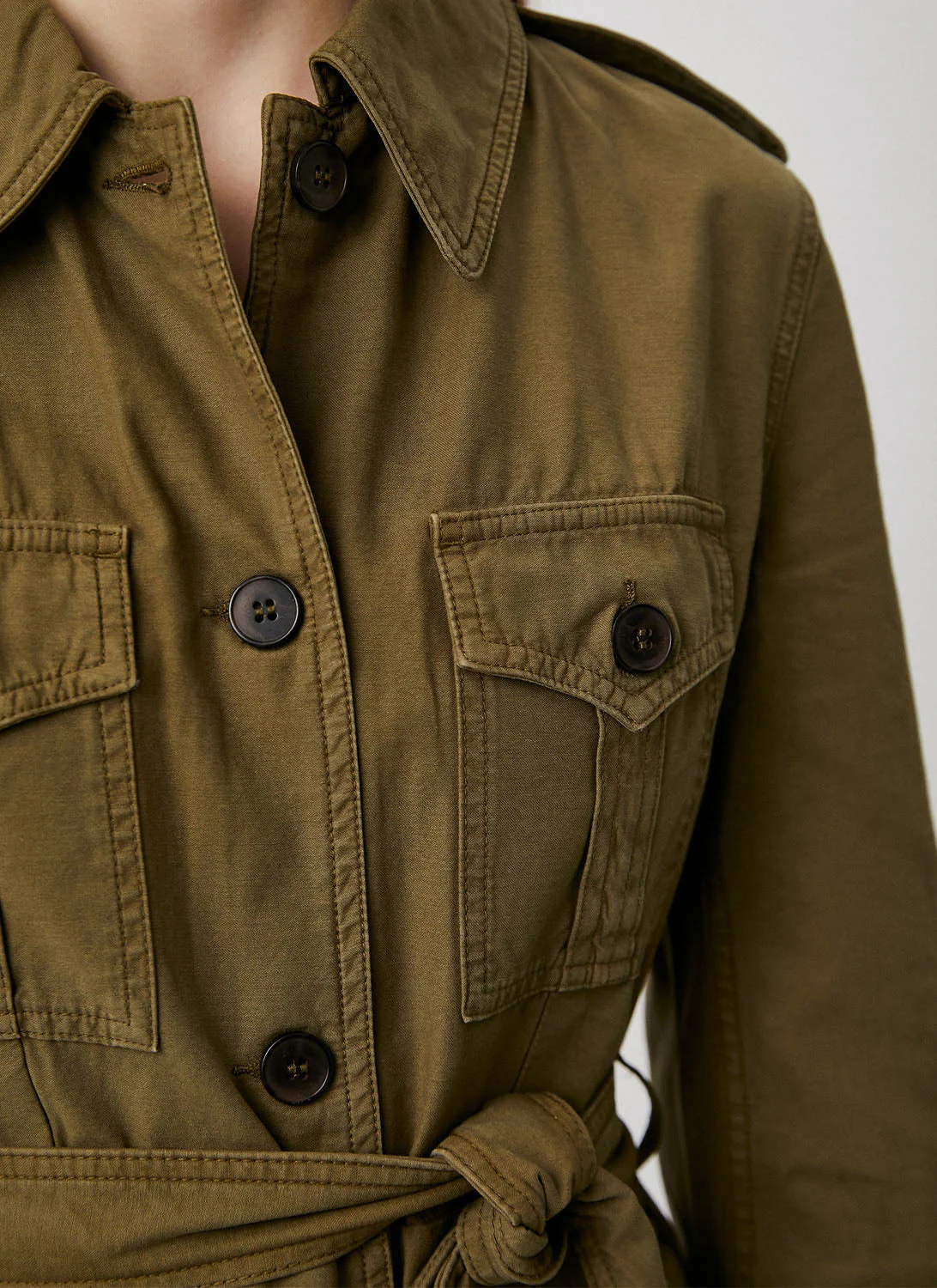 The Kooples - Coupe-Vent - Military Kaki - Femme - Image 3