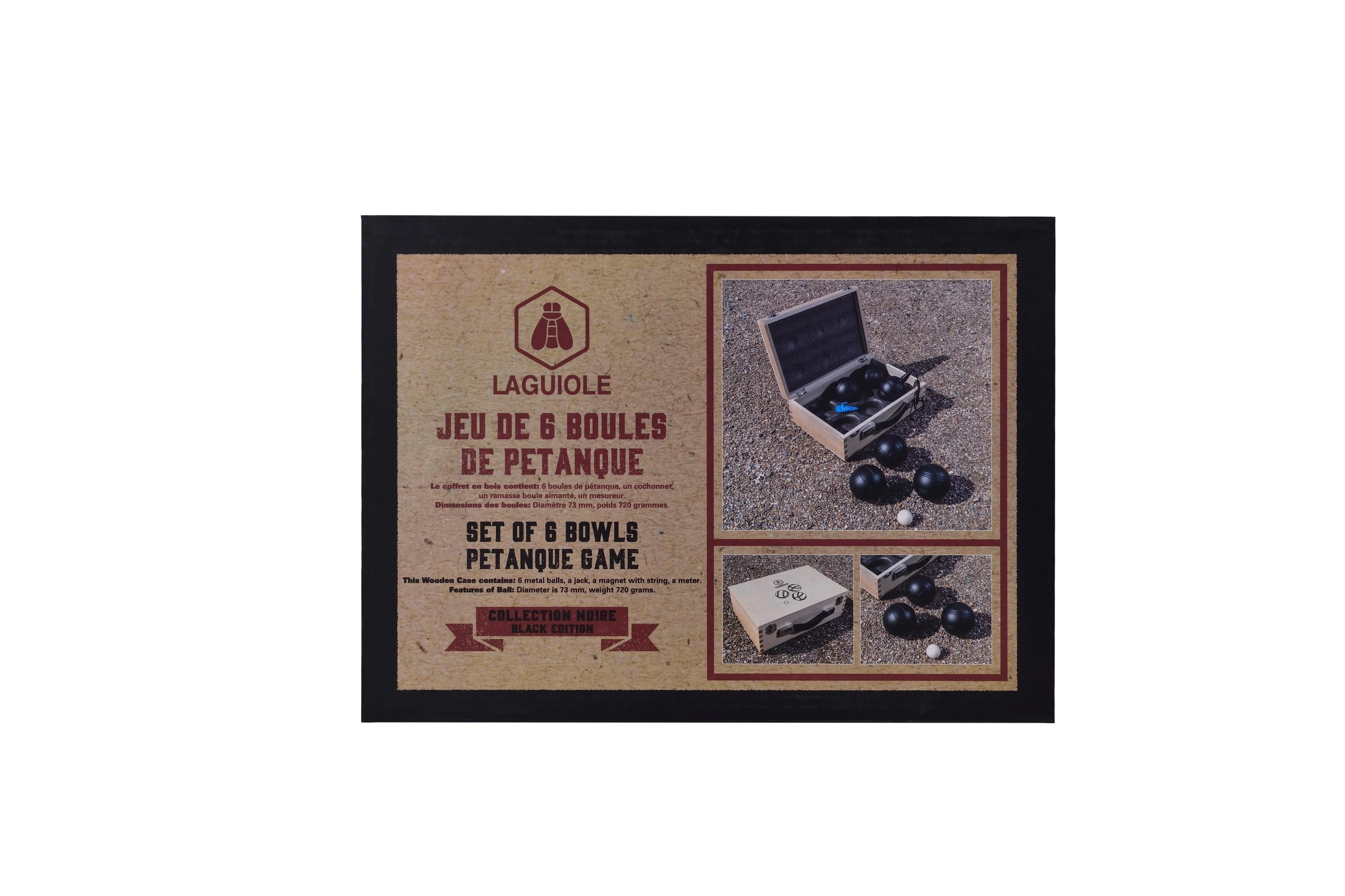 Jeu De 6 Boules De Pétanque - Black Edition - Image 6
