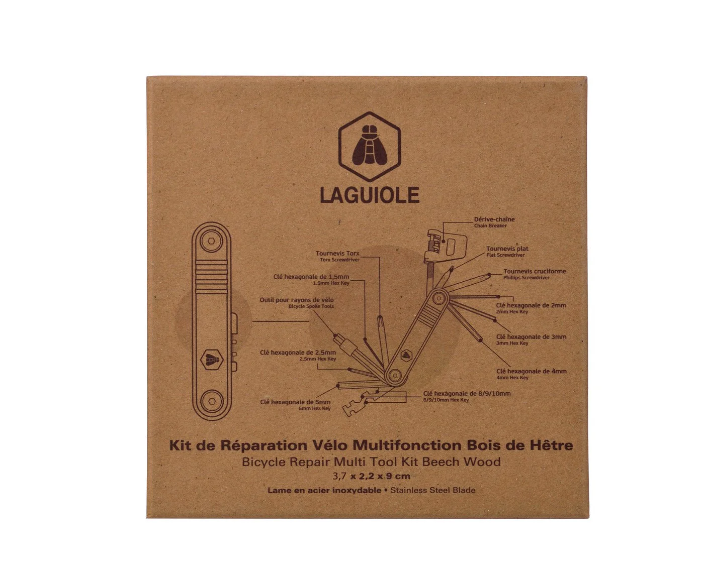 Kit De Réparation Vélo Multifonction Avec Pochette - Image 4