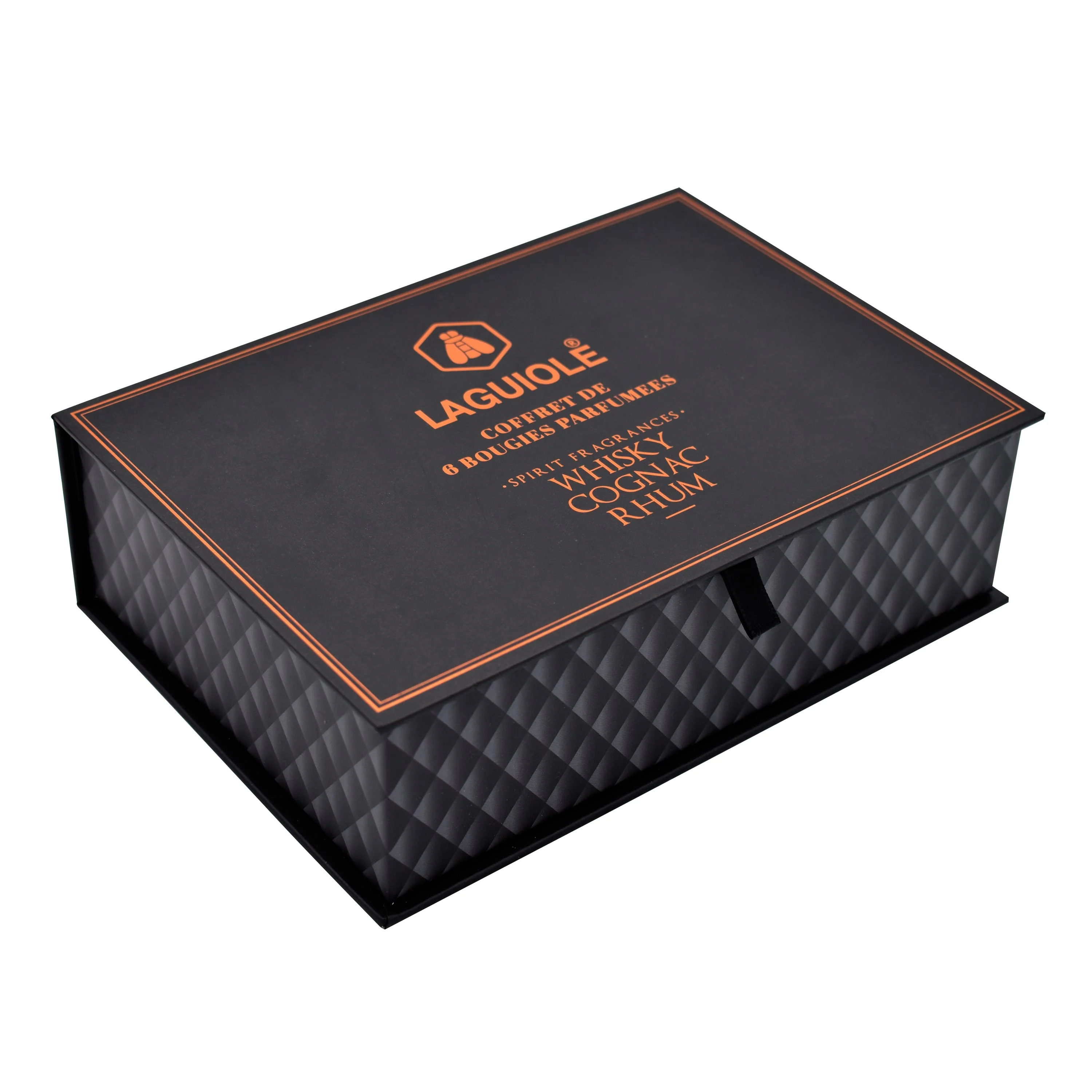 Coffret De 6 Bougies Parfumées - Senteur Whisky Cognac Rhum - Image 2