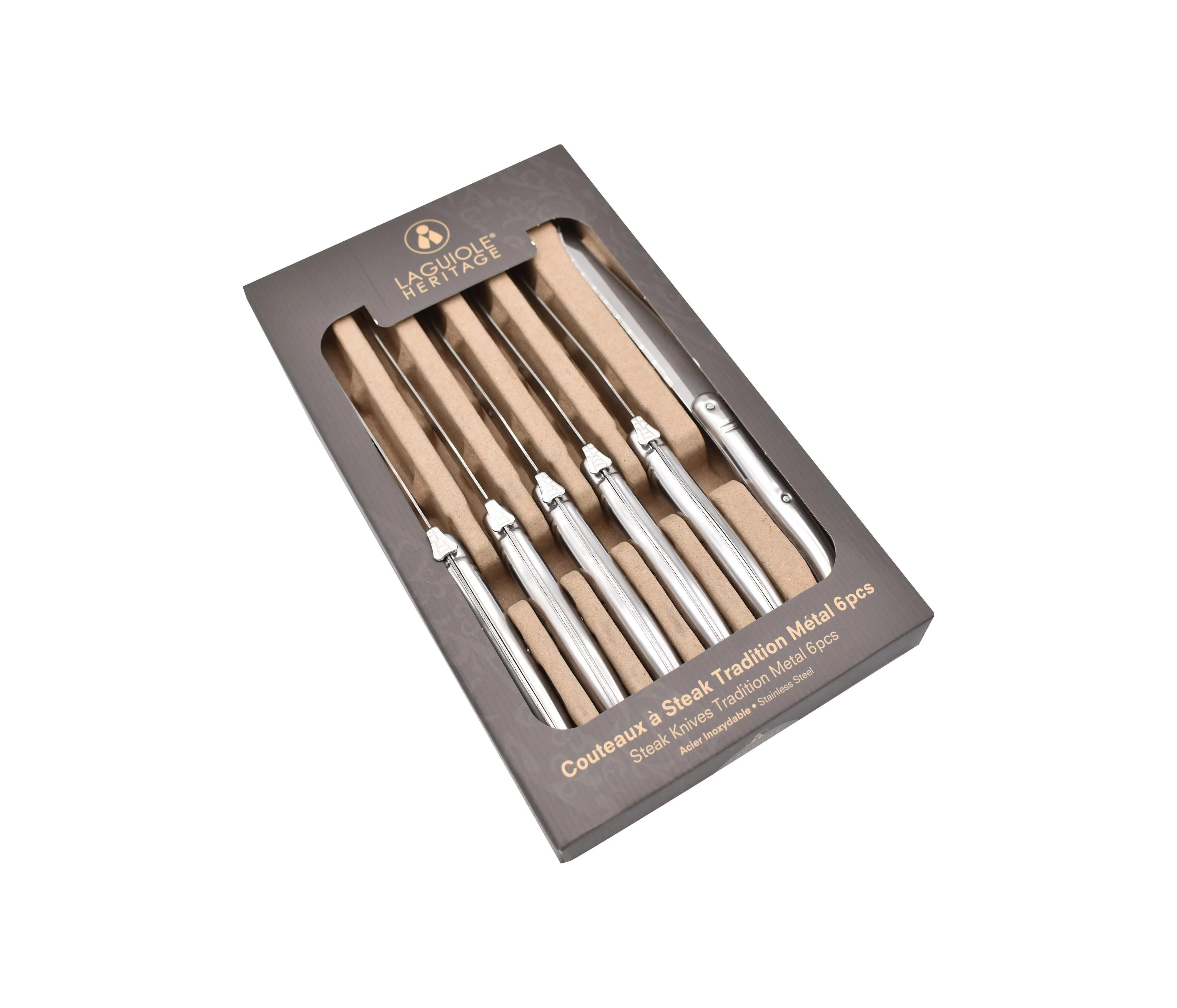 Coffret De 6 Couteaux À Steak - Métal - Image 4