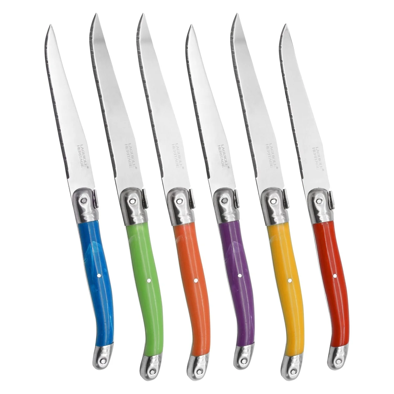 Lag Heritage Coffret De 6 Couteaux À Steack Abs Couleurs - Image 2