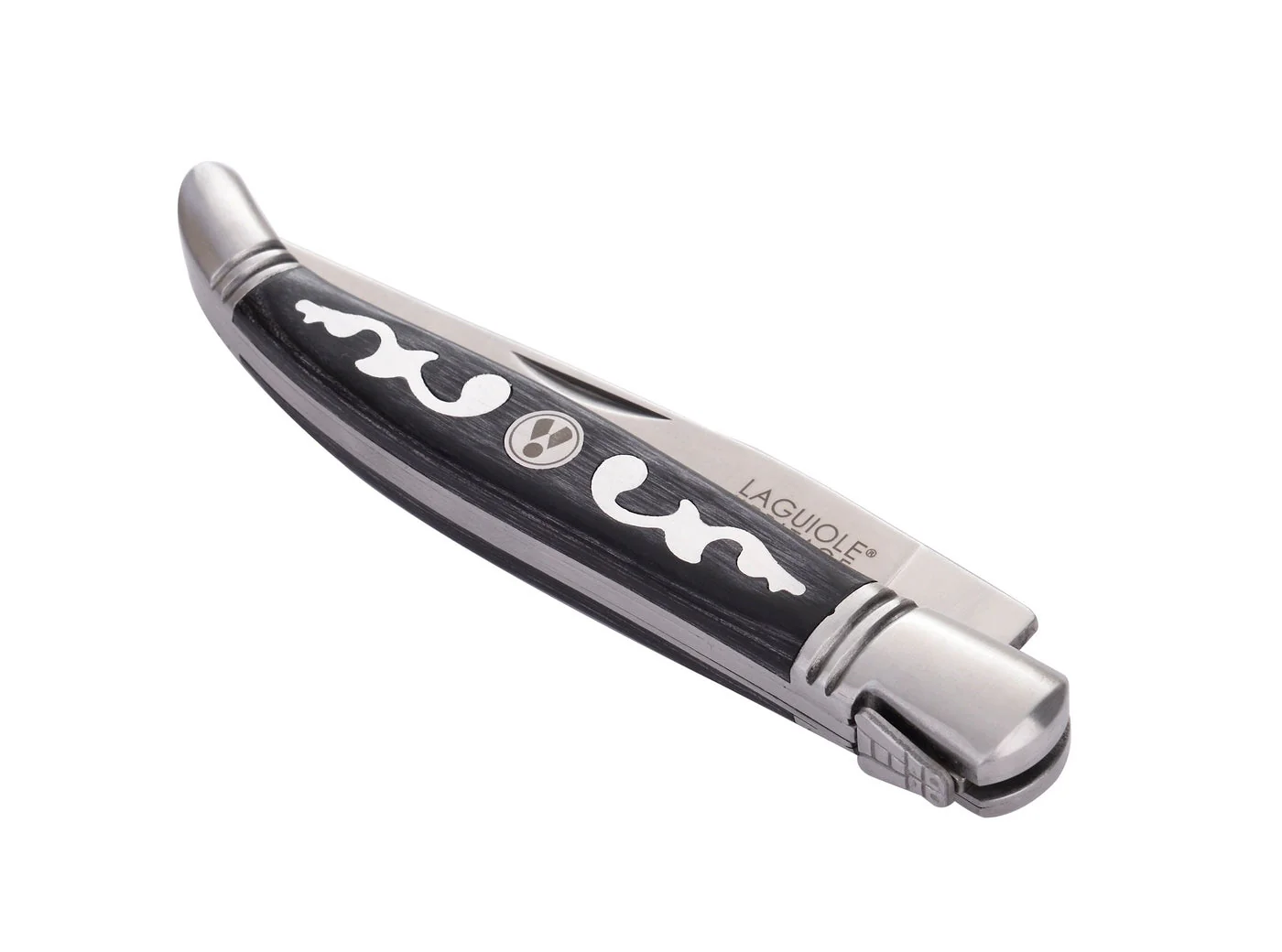 Couteau Pliant Manche En Bois Pakka Gris - Image 4