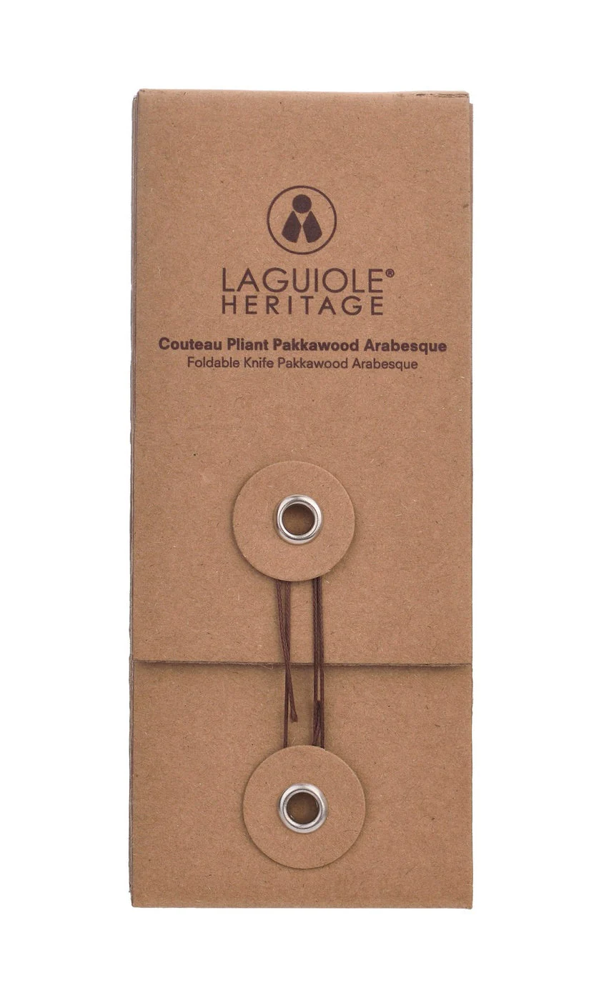 Couteau Pliant Manche En Bois Pakka Gris - Image 5