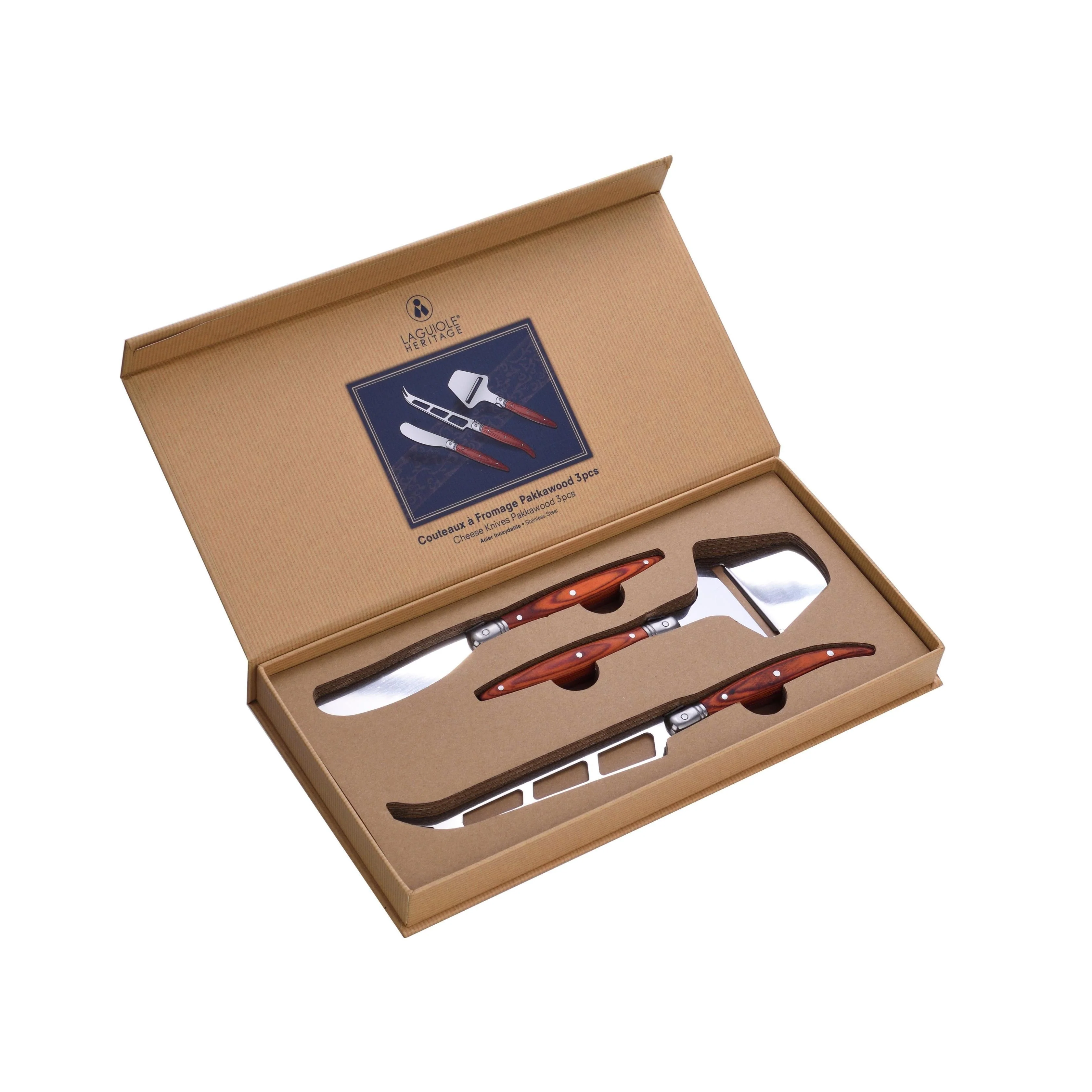 Coffret De 3 Couteaux À Fromage - LG Héritage - Image 3