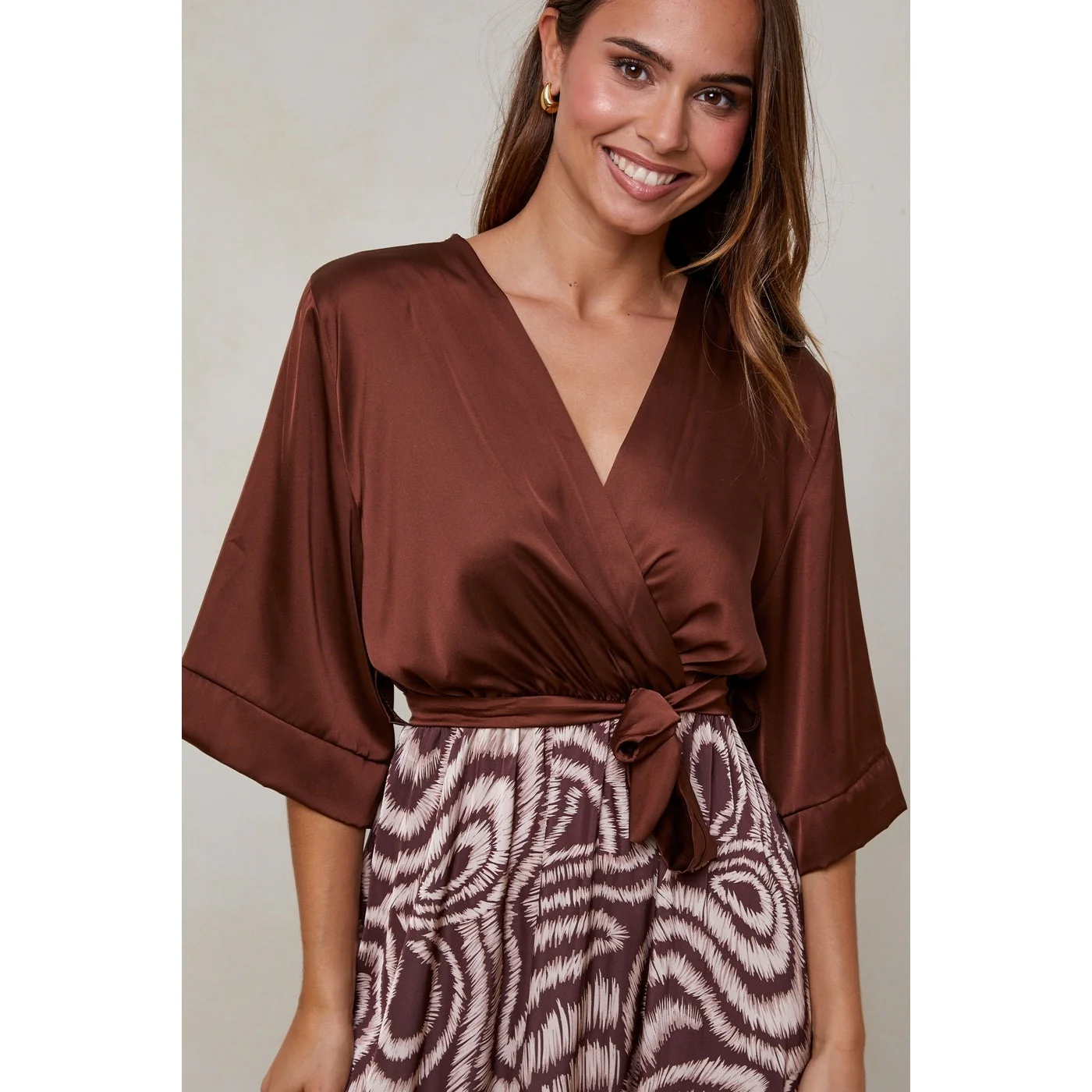Robe - Marron - Image 2