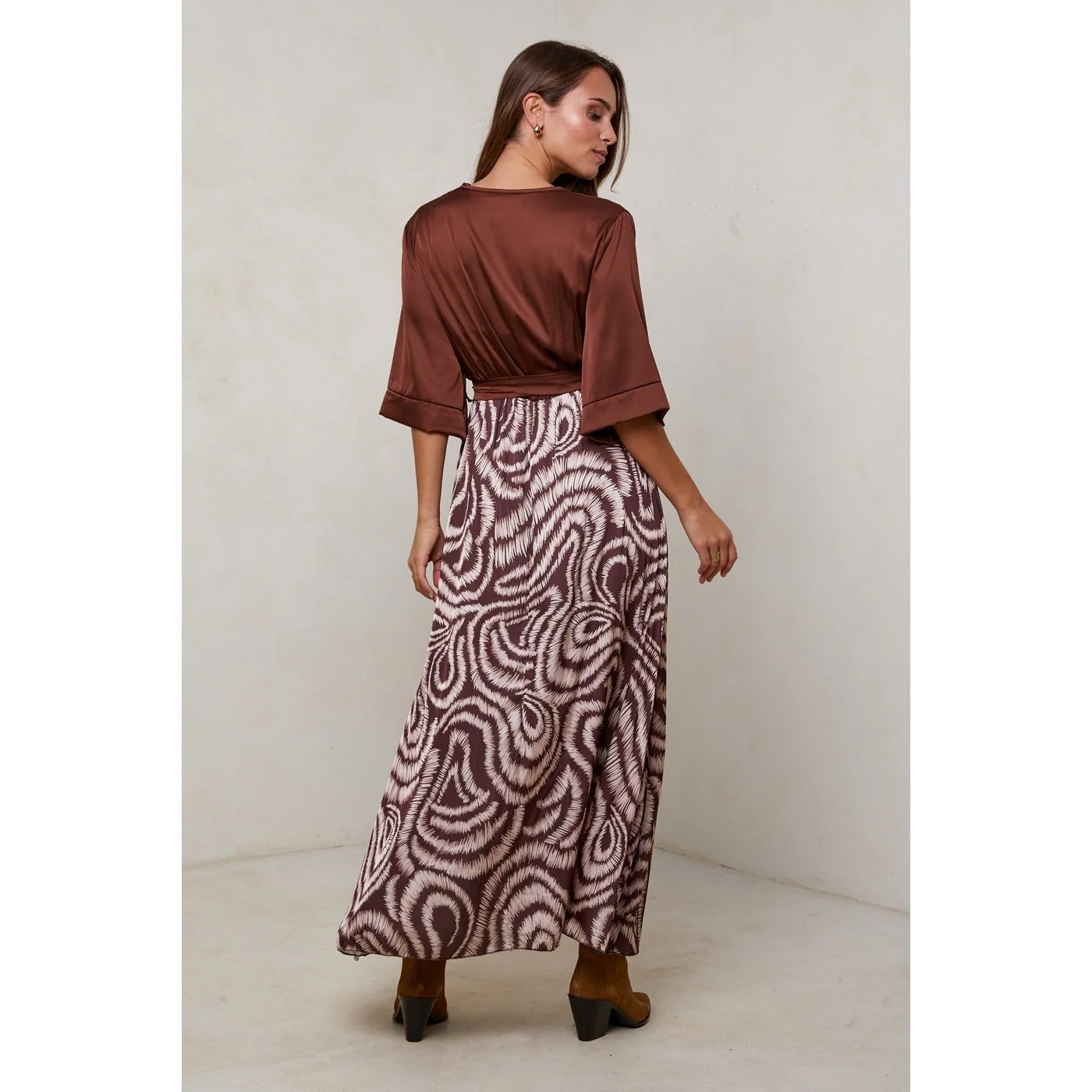 Robe - Marron - Image 3