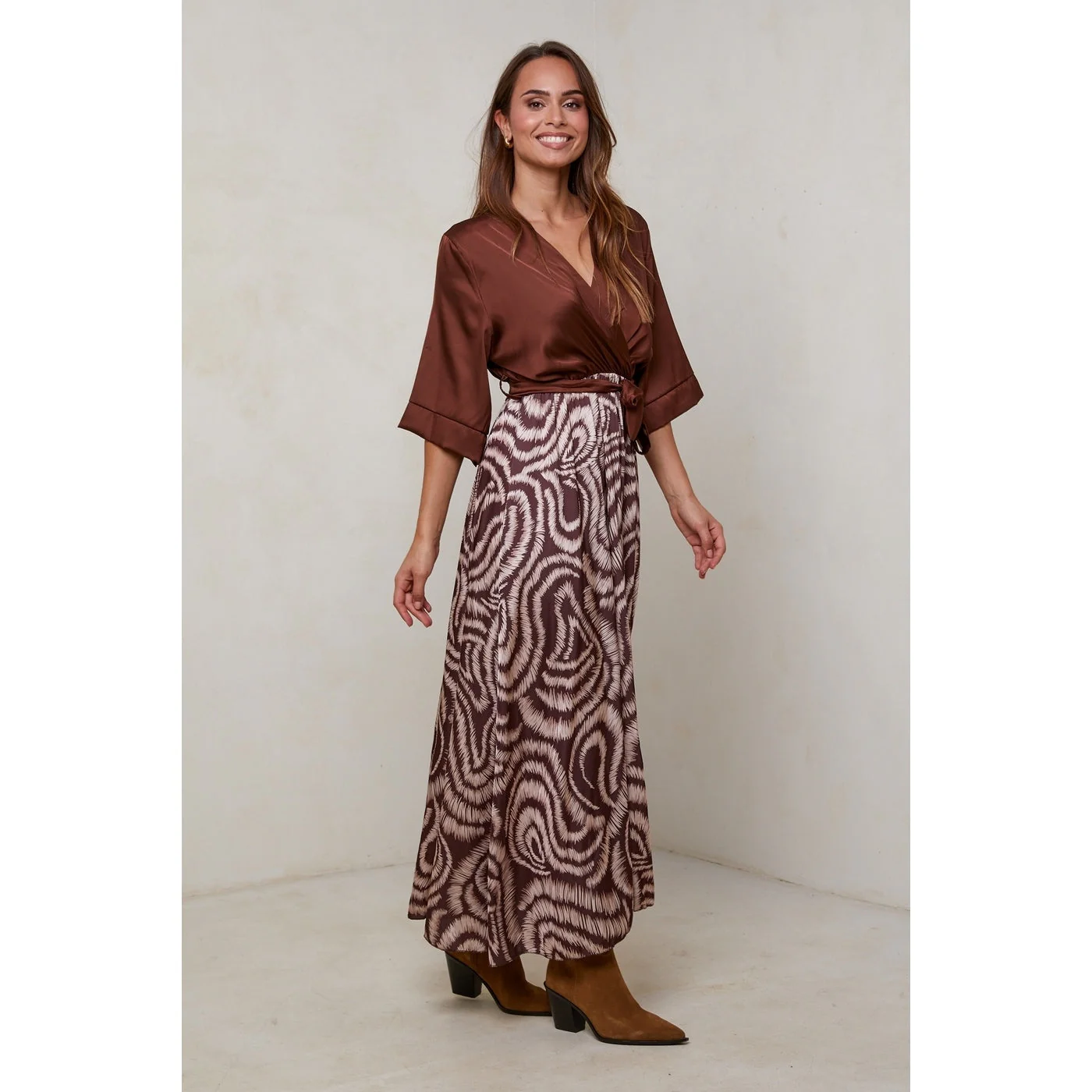 Robe - Marron - Image 4