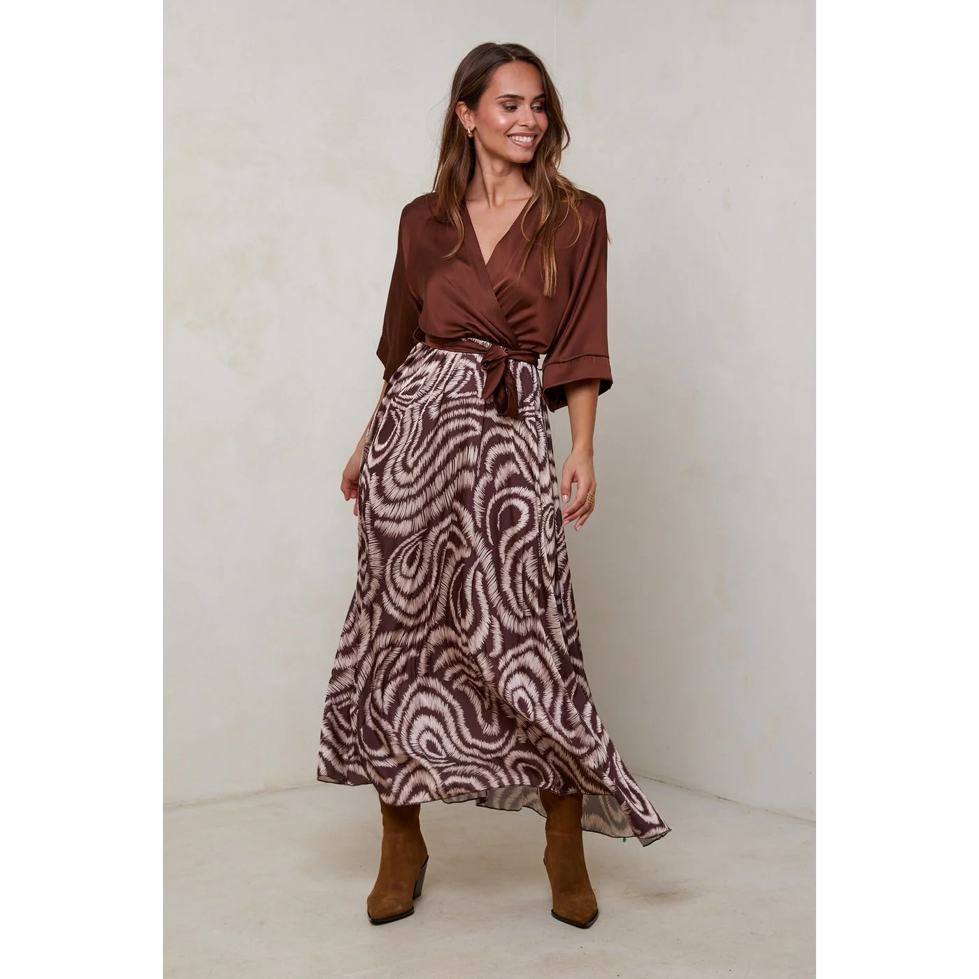 Robe - Marron - Image 5
