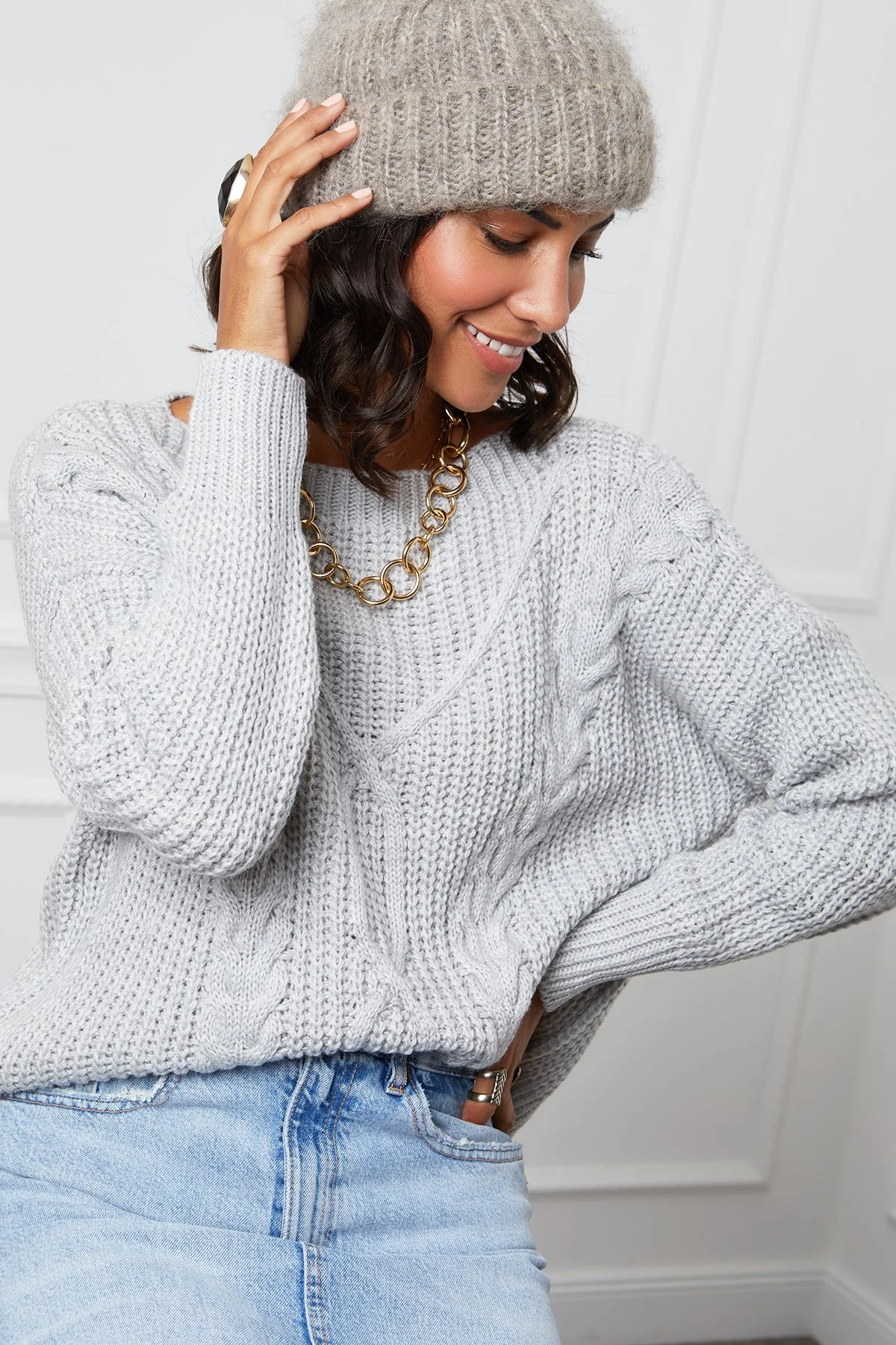 Pull - Gris - Image 4