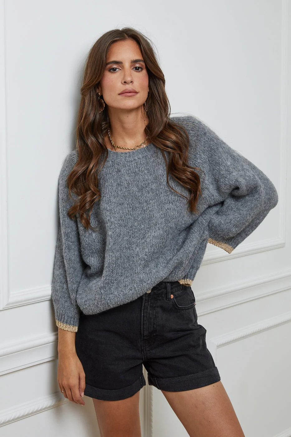 Pull - Gris - Image 2