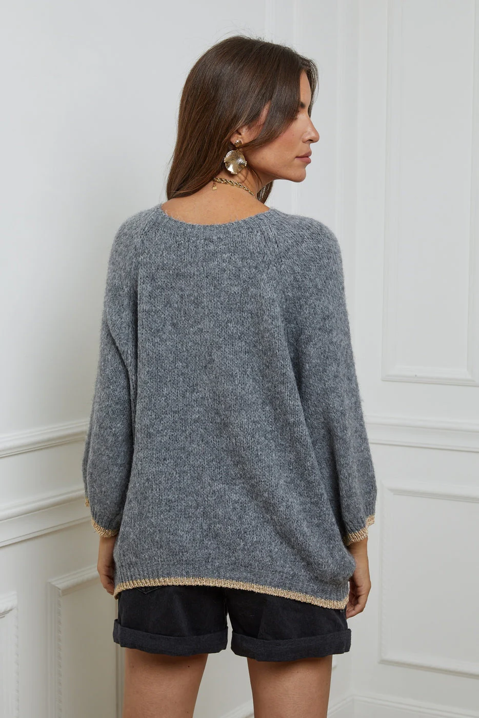 Pull - Gris - Image 4