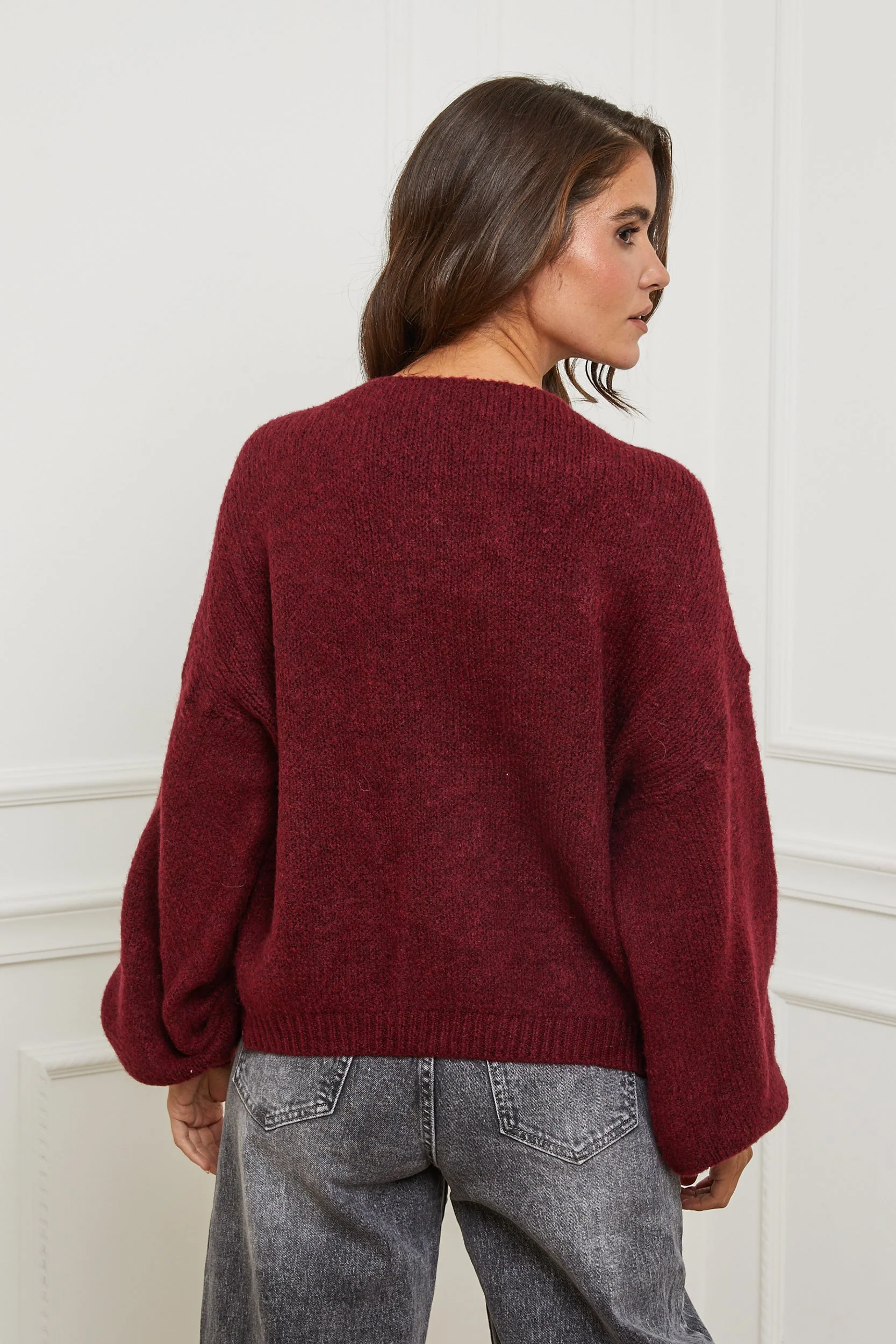 Gilet - Bordeaux - Image 3