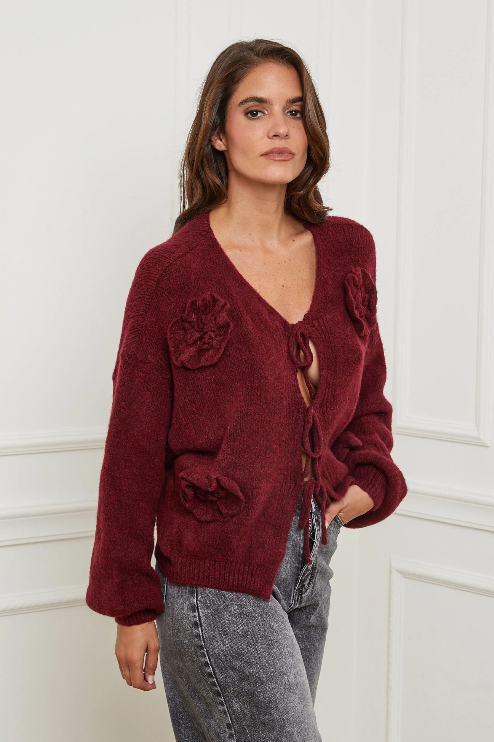 Gilet - Bordeaux - Image 4