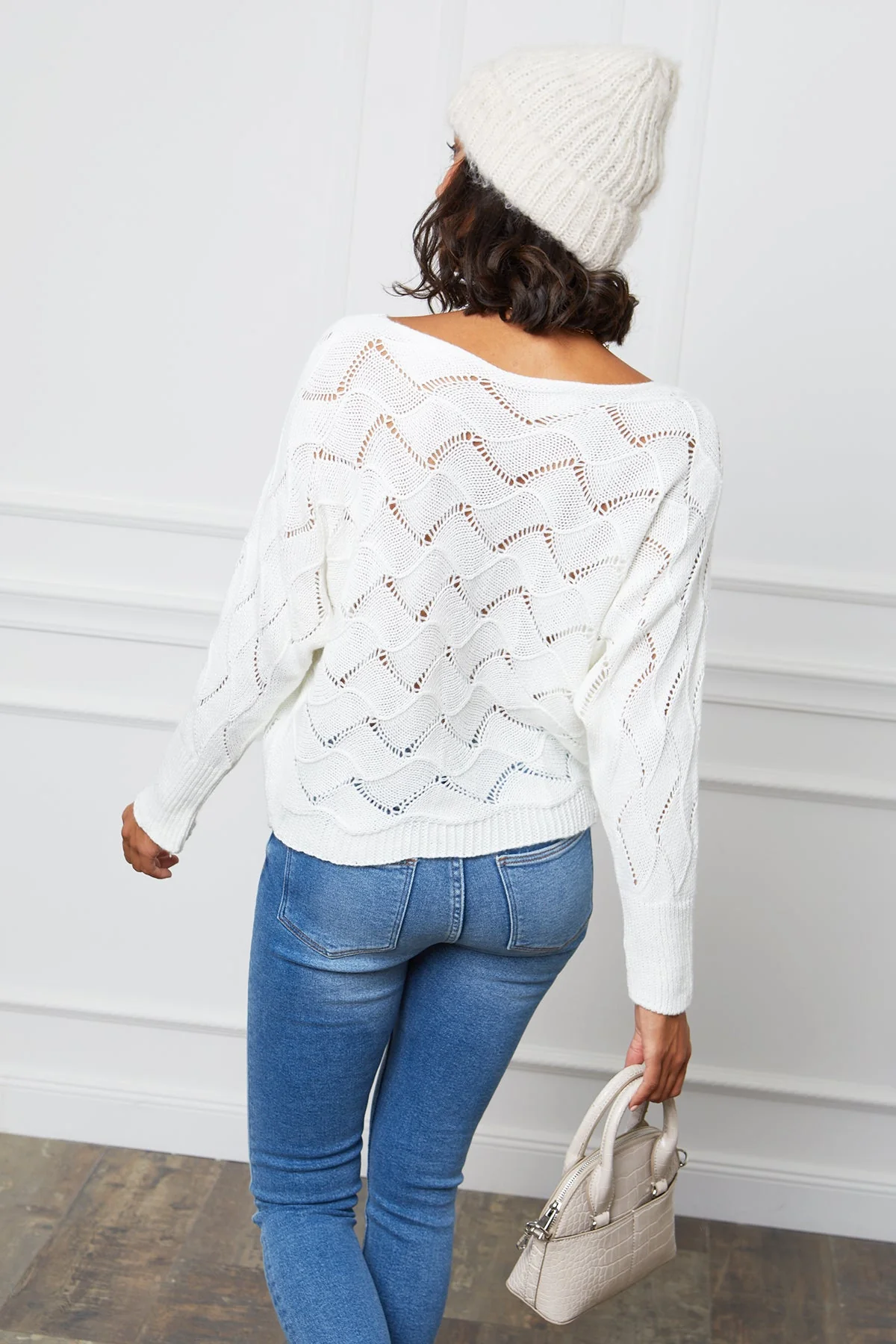 Pull - Blanc - Image 3