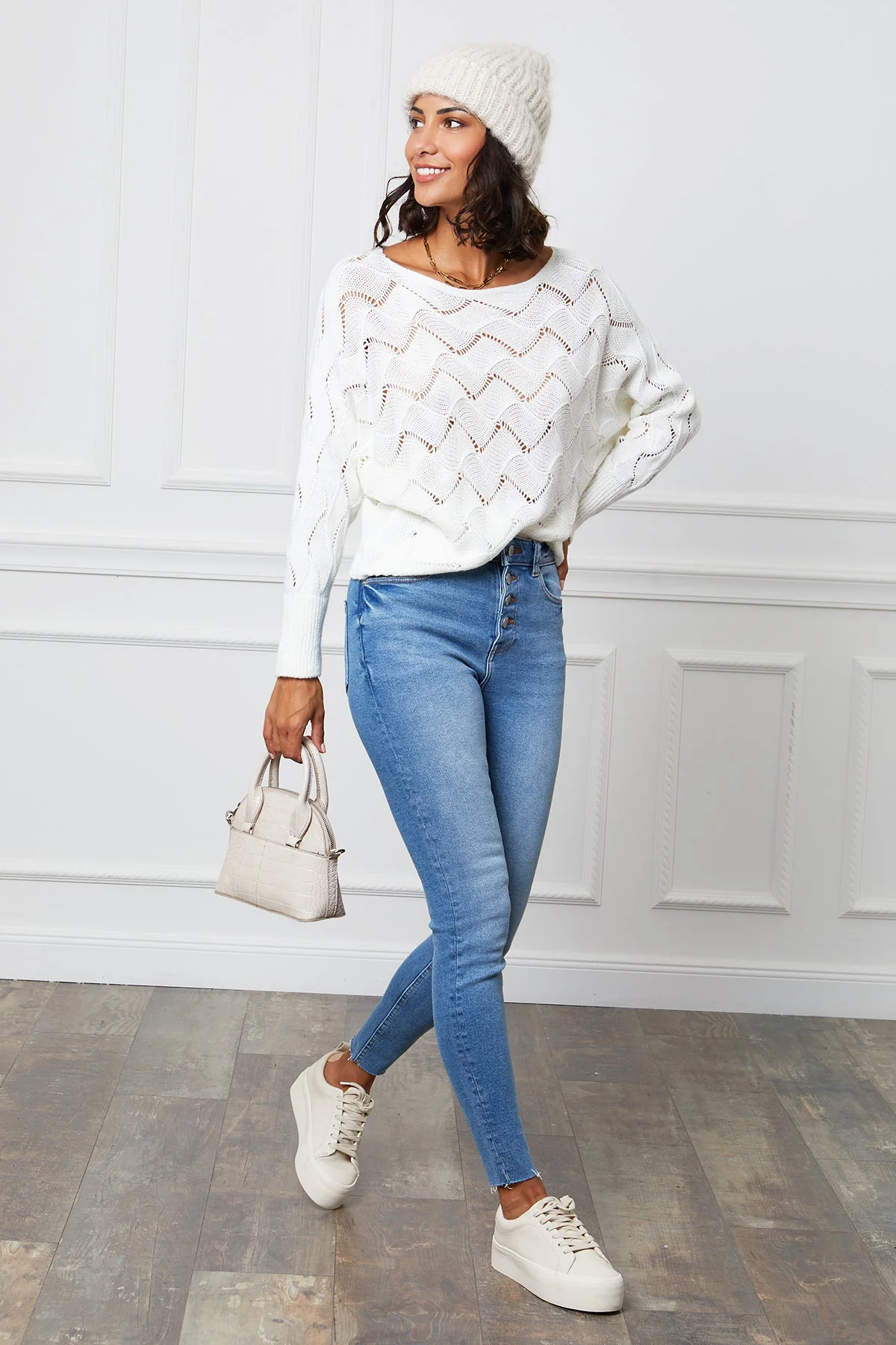Pull - Blanc - Image 5