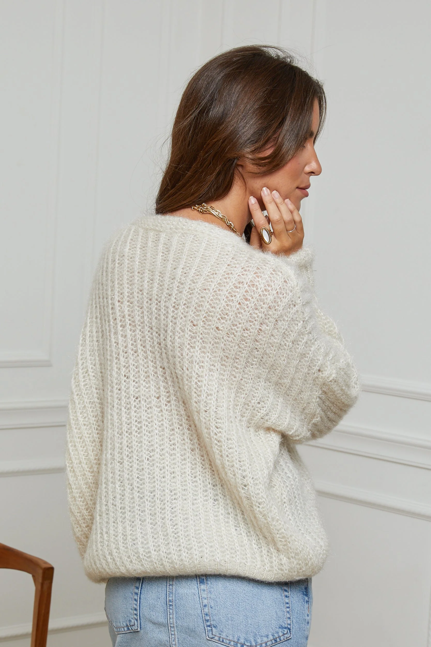 Gilet - Beige - Image 3