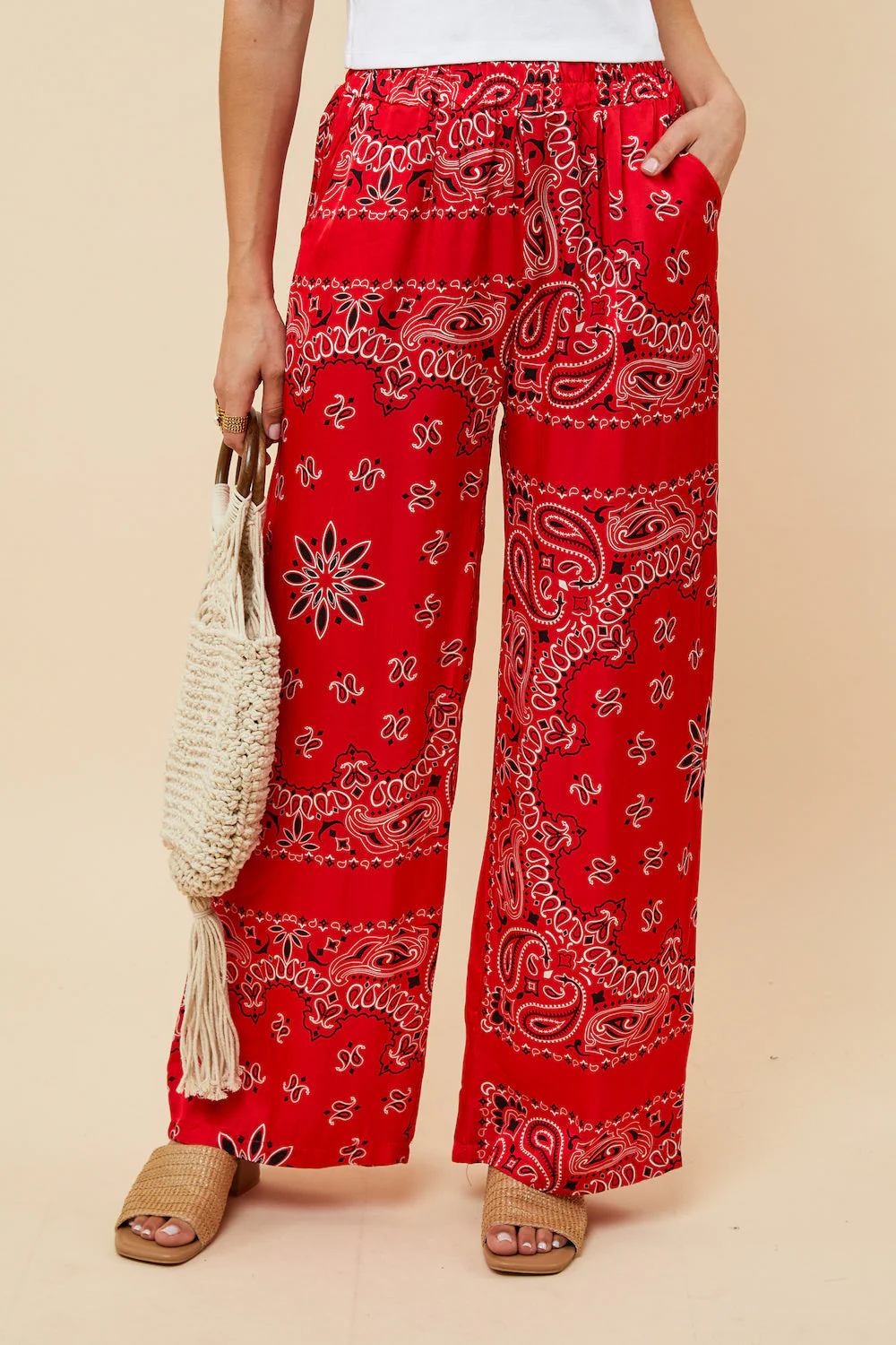 Pantalon - Rouge - Image 2