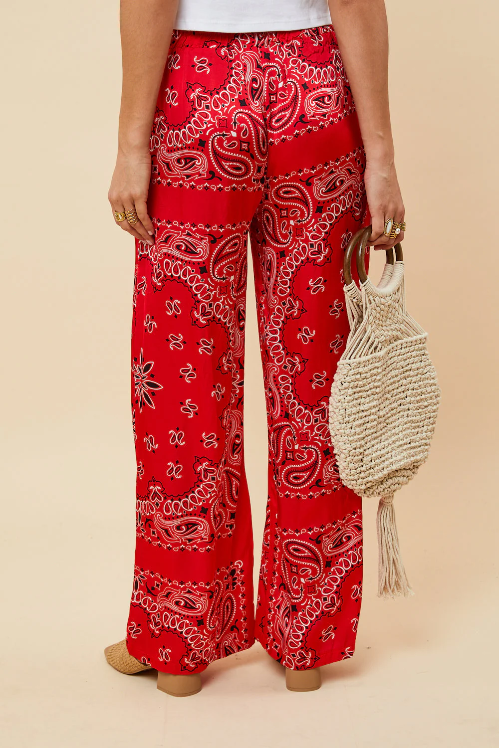 Pantalon - Rouge - Image 4