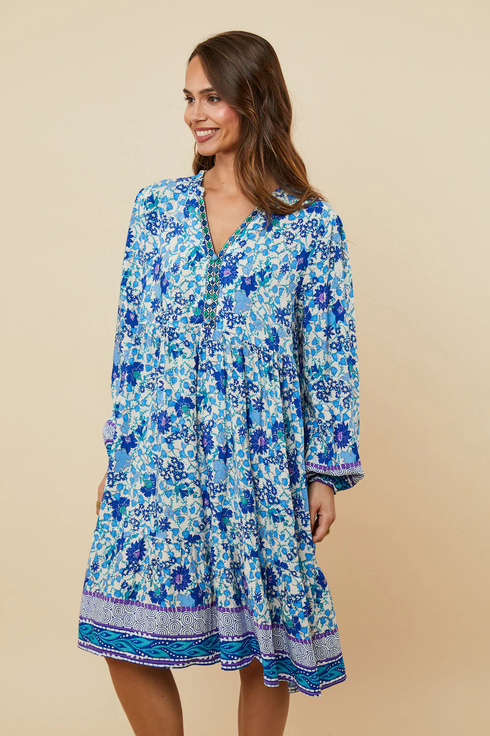 Robe - Bleu - Image 4