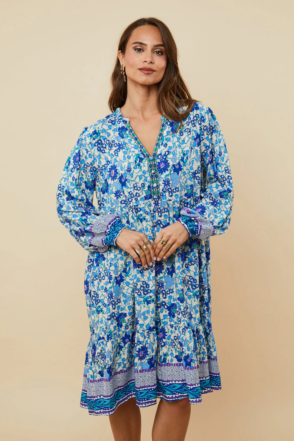 Robe - Bleu - Image 5