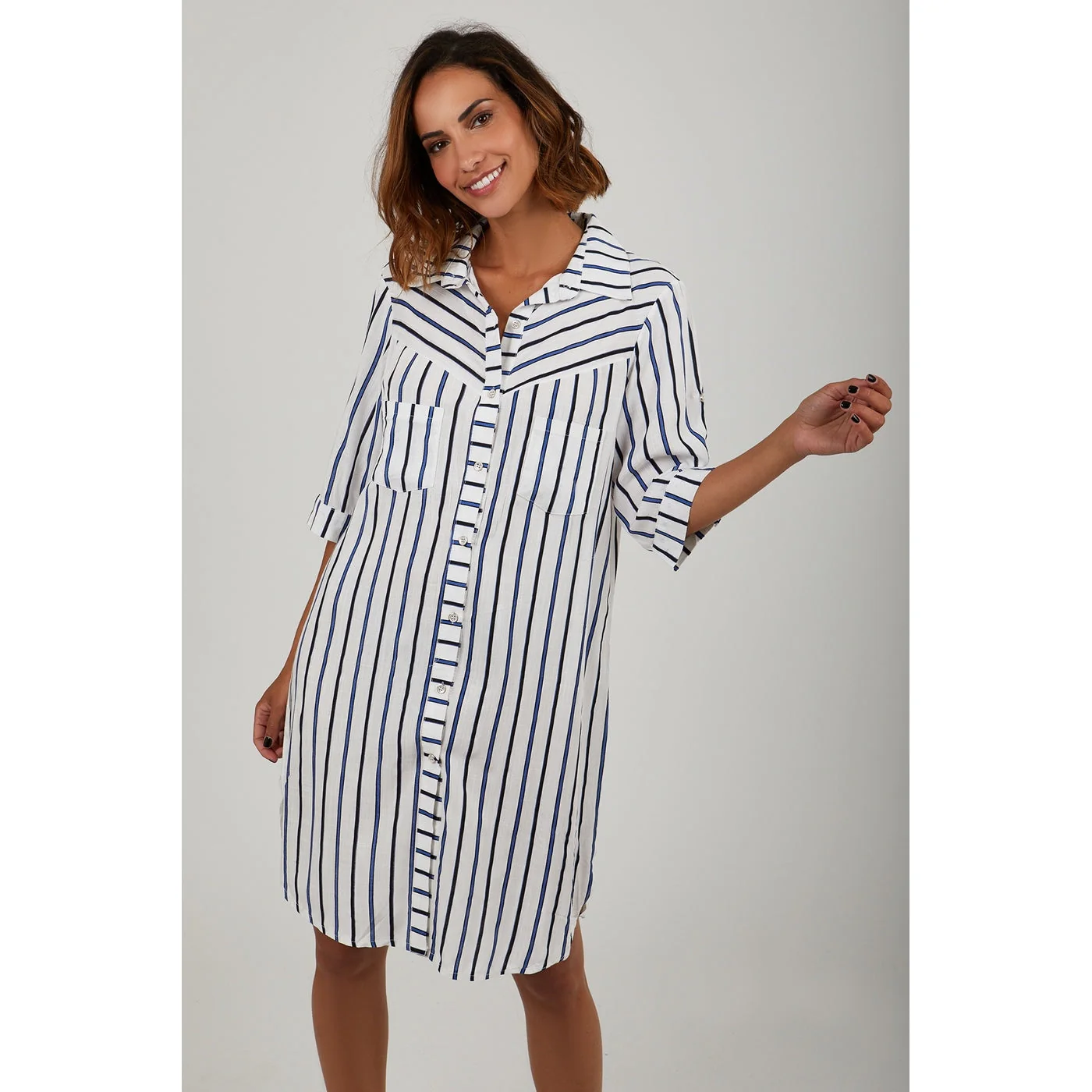 Robe - Bleu - Image 2